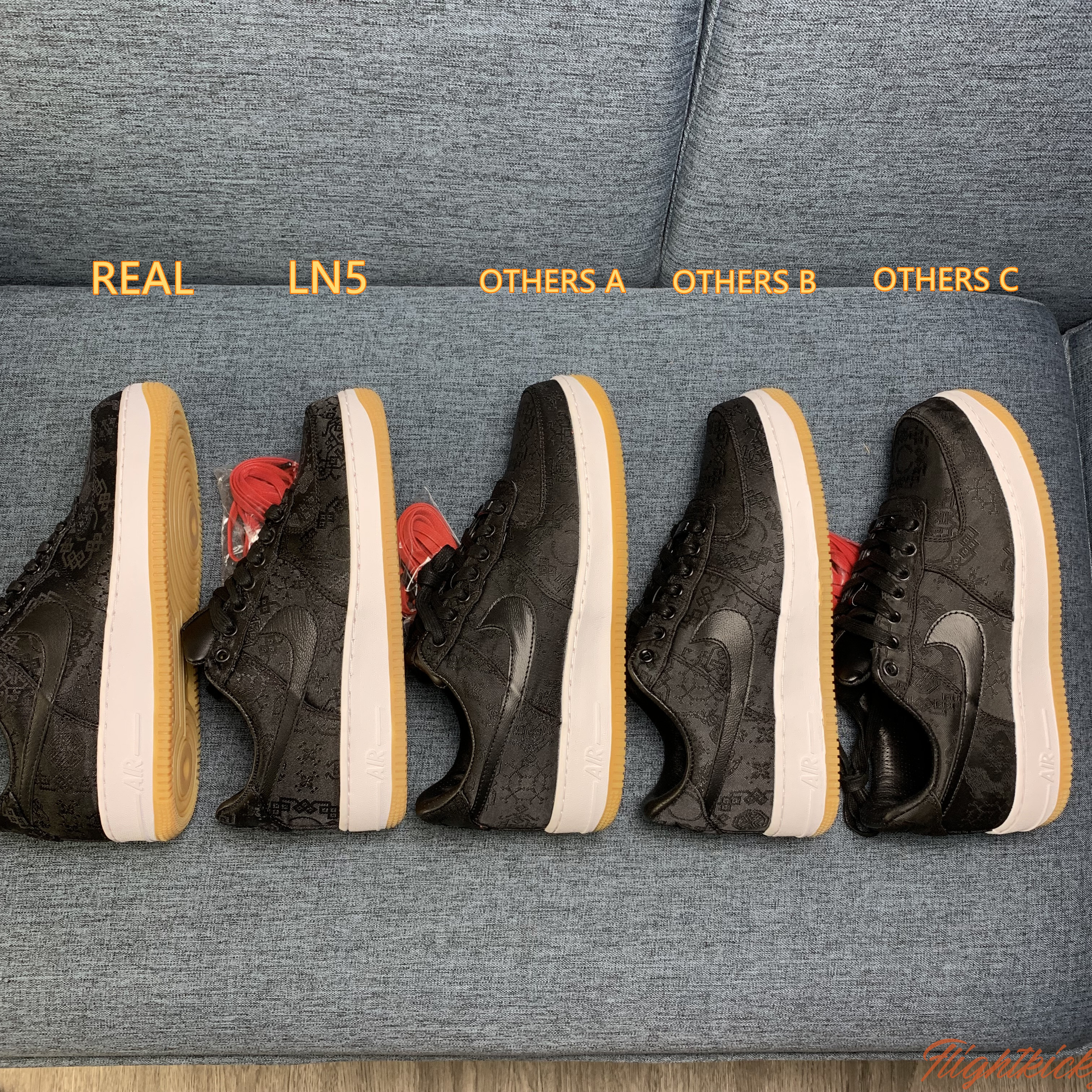 2019 Clot x Fragment x Nike Air Force 1