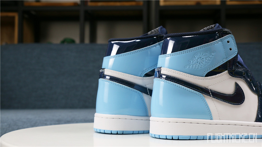 Air Jordan 1 UNC Patent Leather 2019( Based on Europe size)