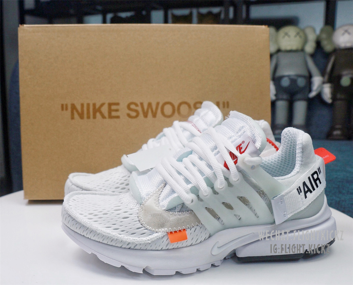 2018 Off White X Nike Presto Triple White