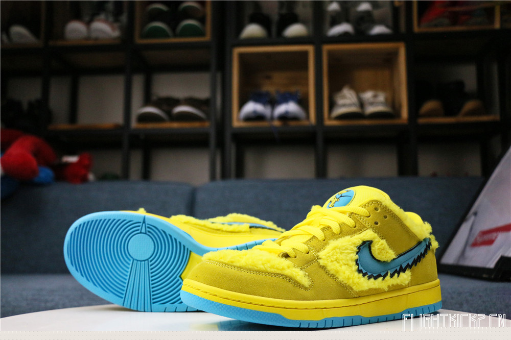 Grateful Dead x Nike SB Dunk Low Yellow