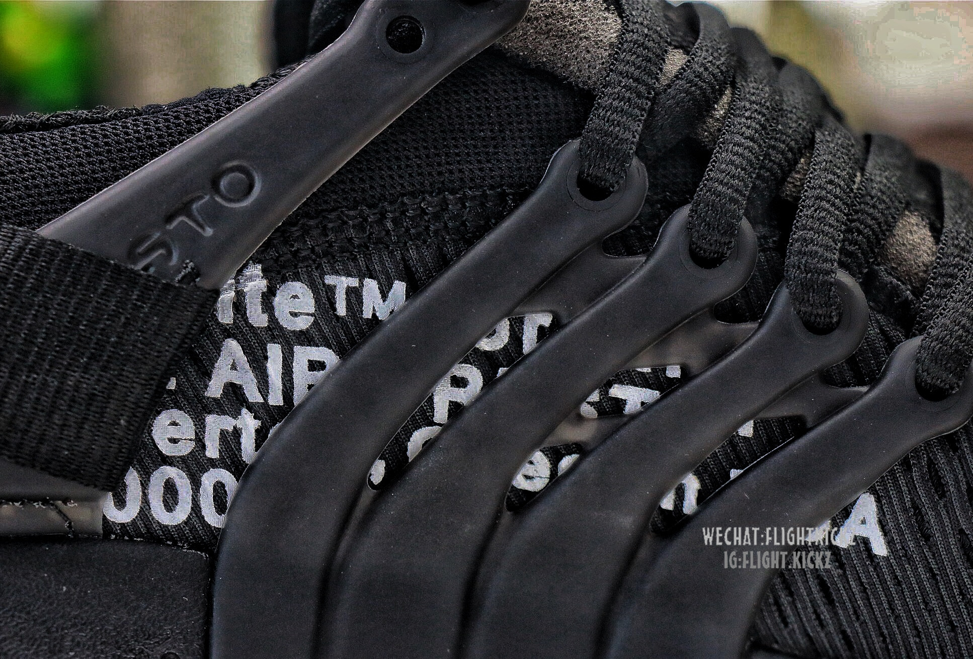 2018 Off White X Nike Presto Triple Black