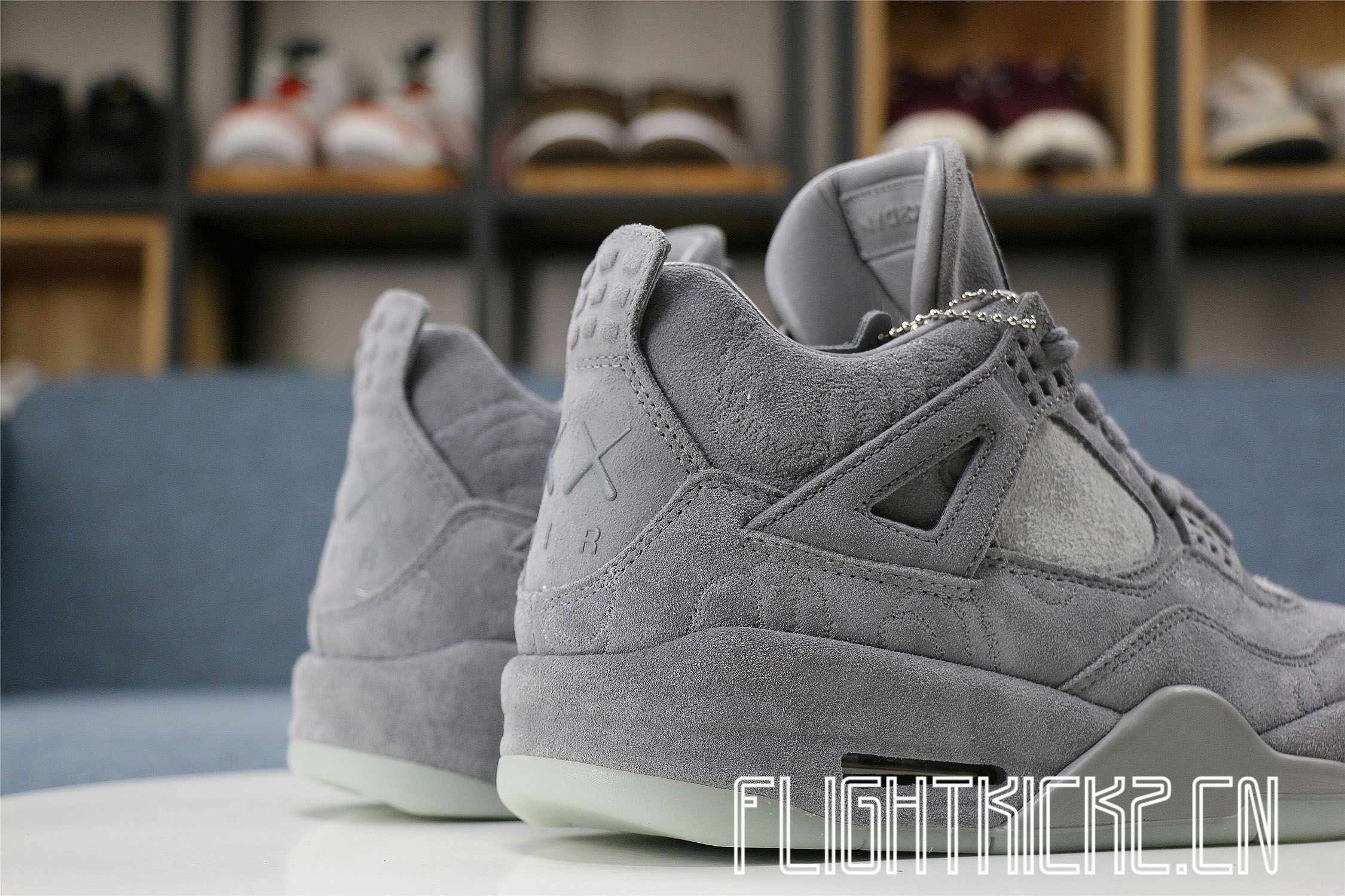 Kaws X Air Jordan 4 Retro Grey 2017 (LN5 A1 Batch)
