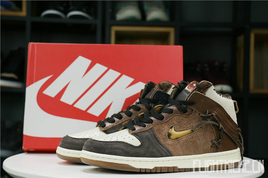 Nike Dunk High Bodega Legend Fauna Brown