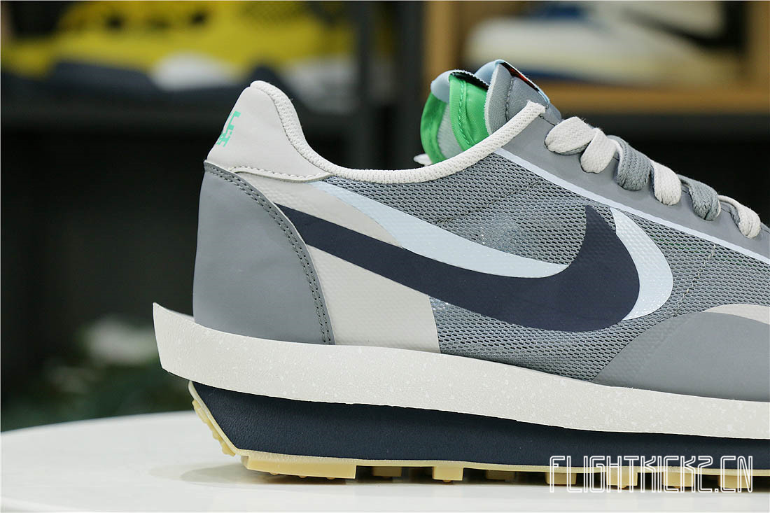 Nike LD Waffle sacai CLOT Kiss of Death 2 Cool Grey