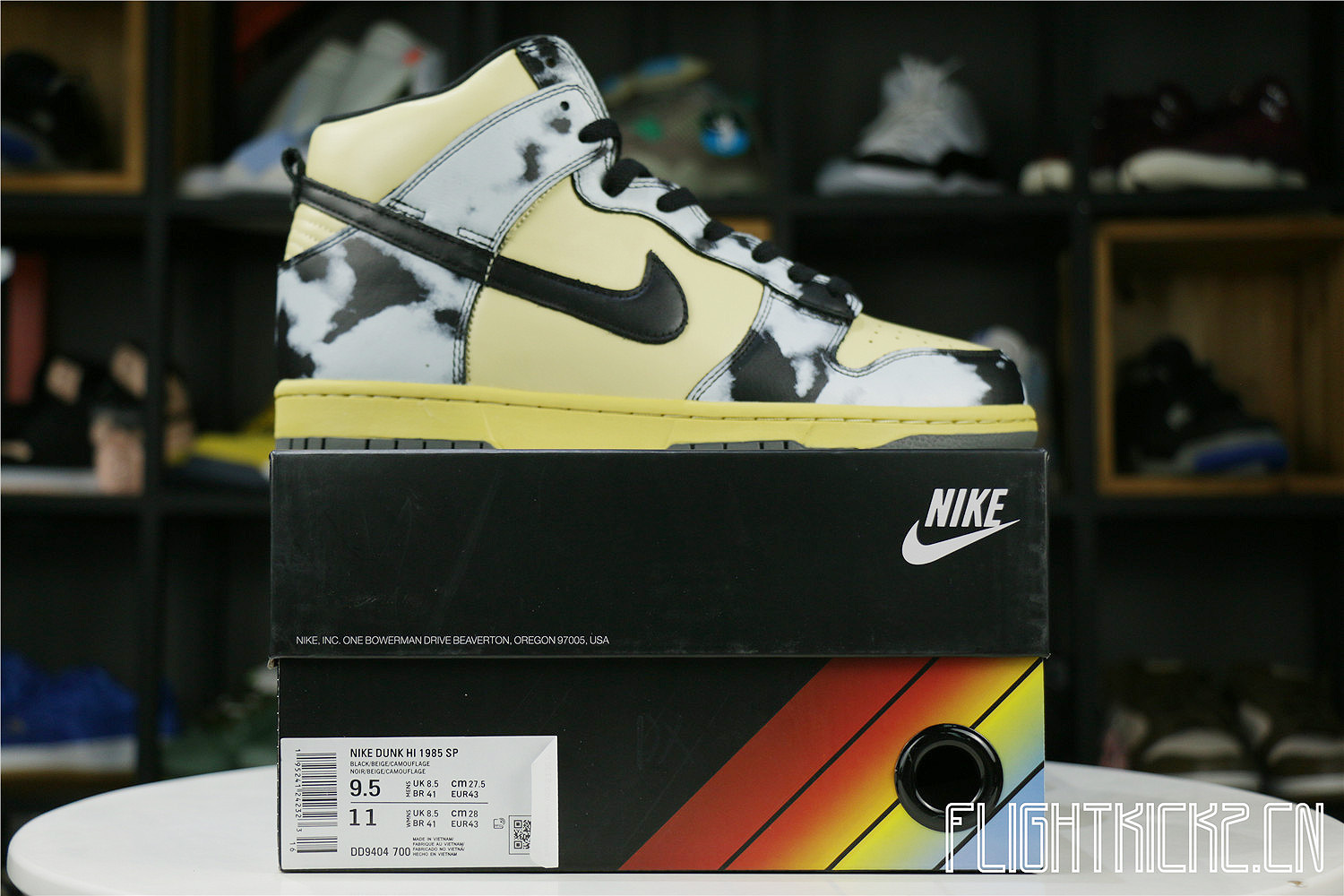 Nike Dunk High 1985 Black Acid Wash