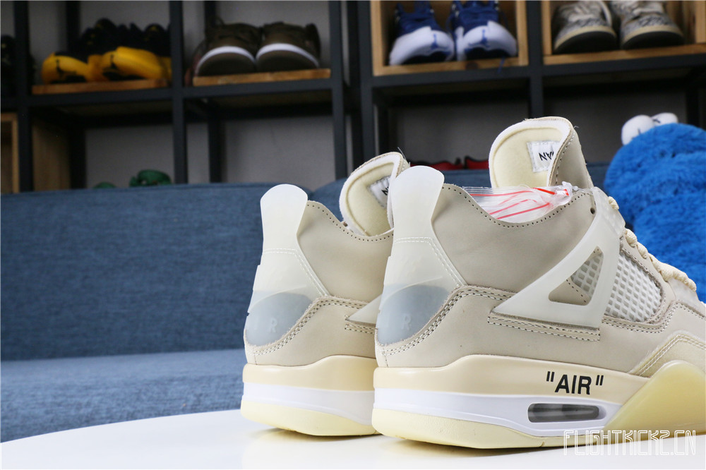 Off White x Air Jordan 4 Sail 2020 (LN5 A1 Batch)