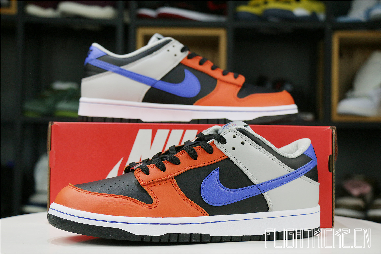 Nike Dunk Low EMB NBA 75th Anniversary Knicks