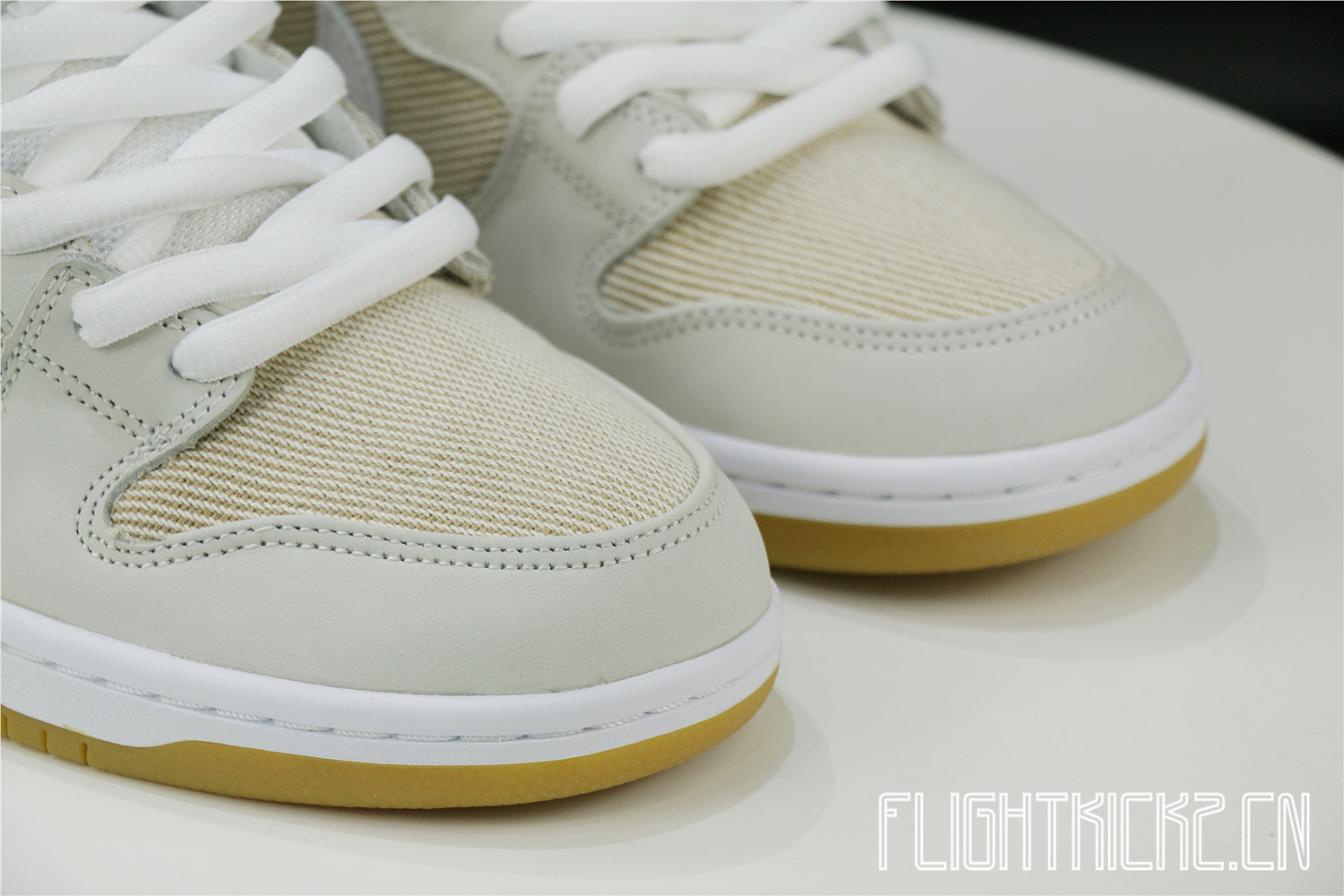 Nike SB Dunk High Pro ISO Orange Label Unbleached Natural