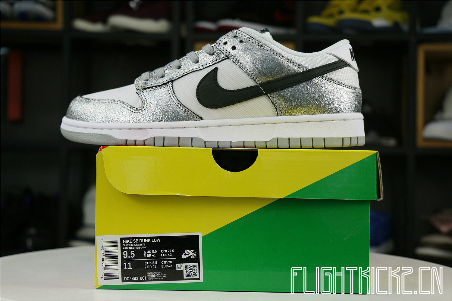 Nike Dunk Low Golden Gals Metallic Silver