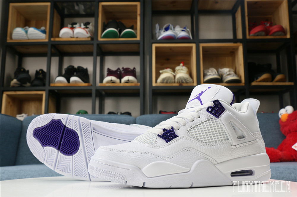 Air Jordan 4 Retro Purple Metallic 2020(LN5 A1 Batch)