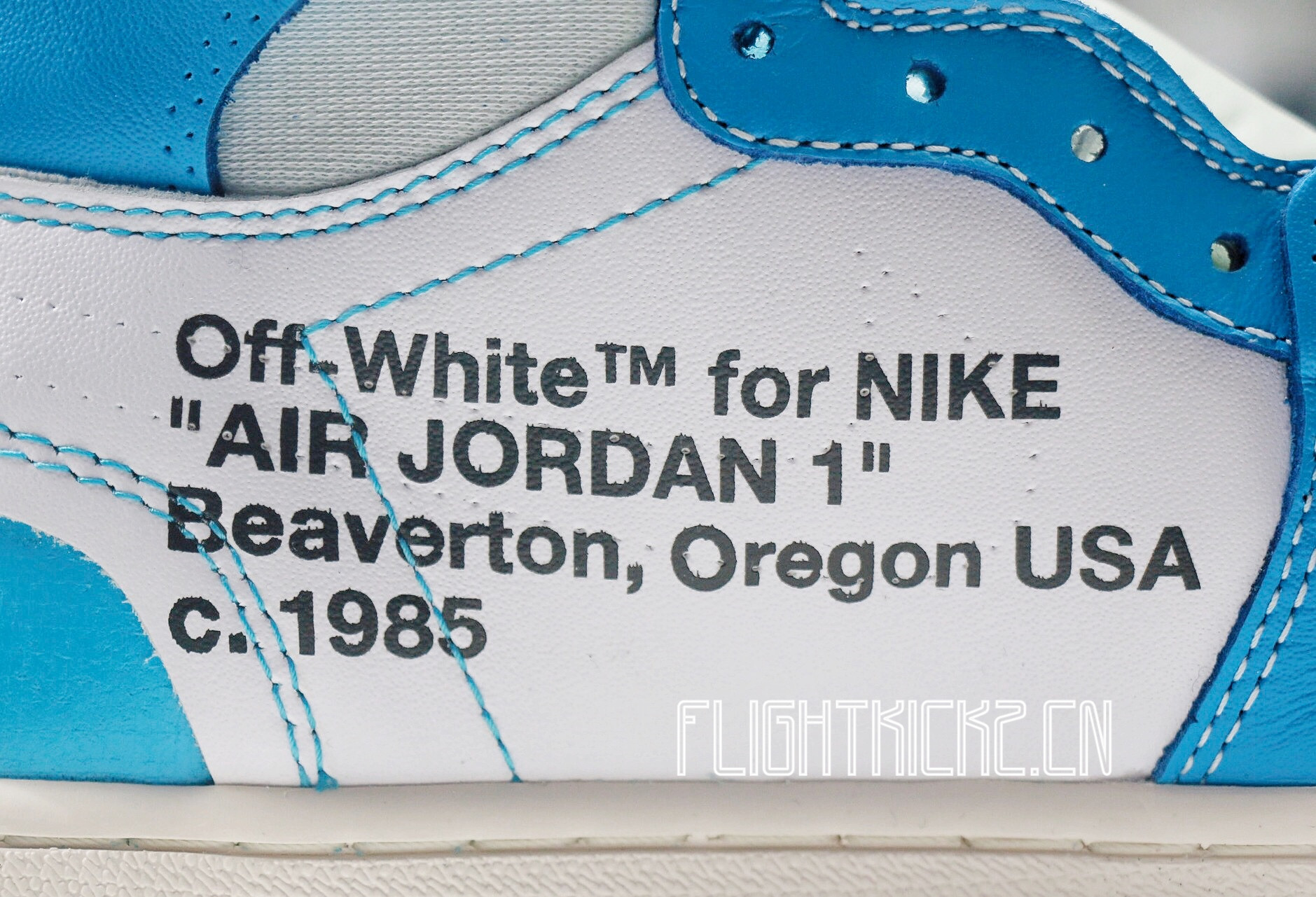 Off white X Air Jordan 1 UNC NRG 2018 (LN5 A1 Batch)