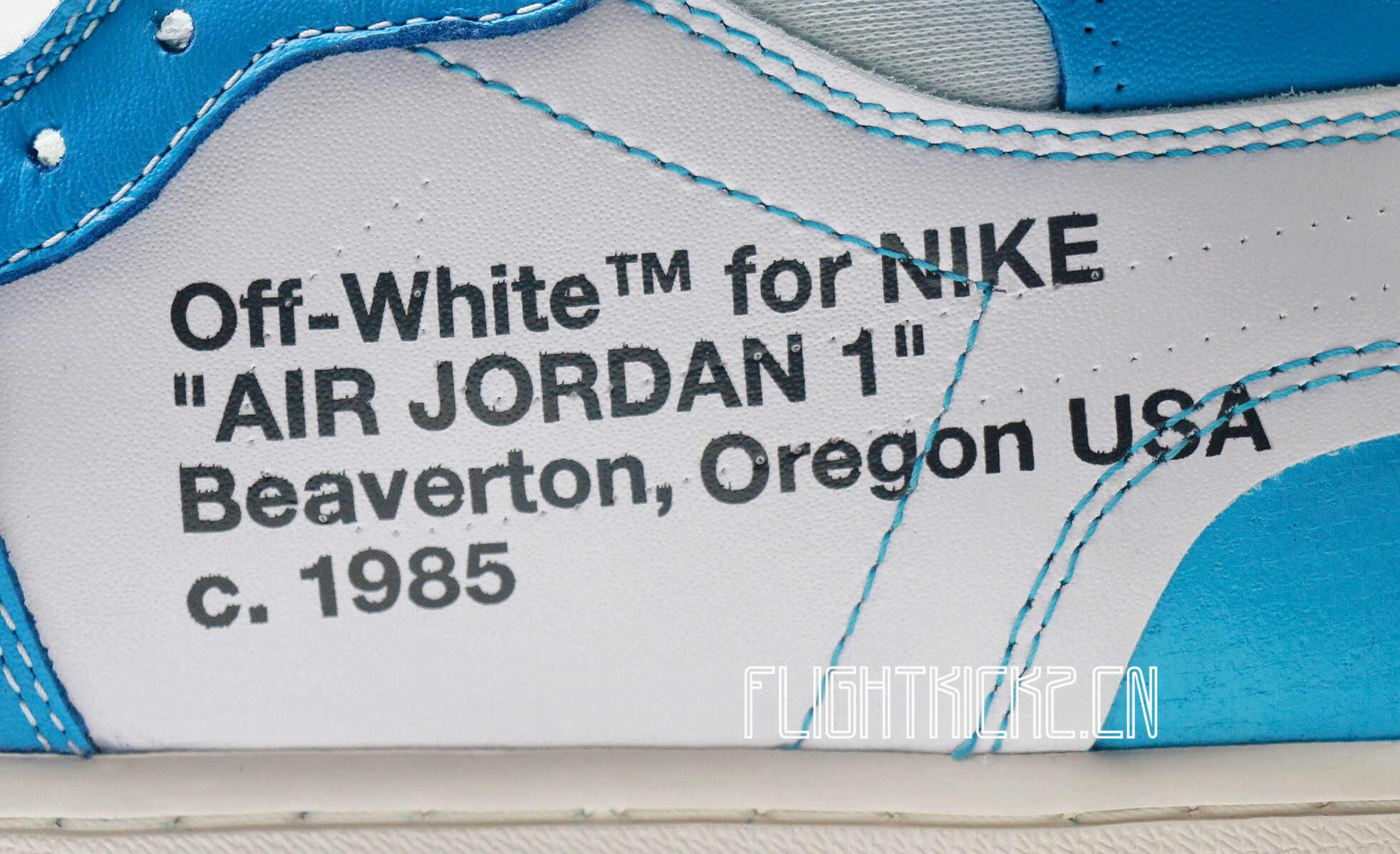 Off white X Air Jordan 1 UNC NRG 2018 (LN5 A1 Batch)