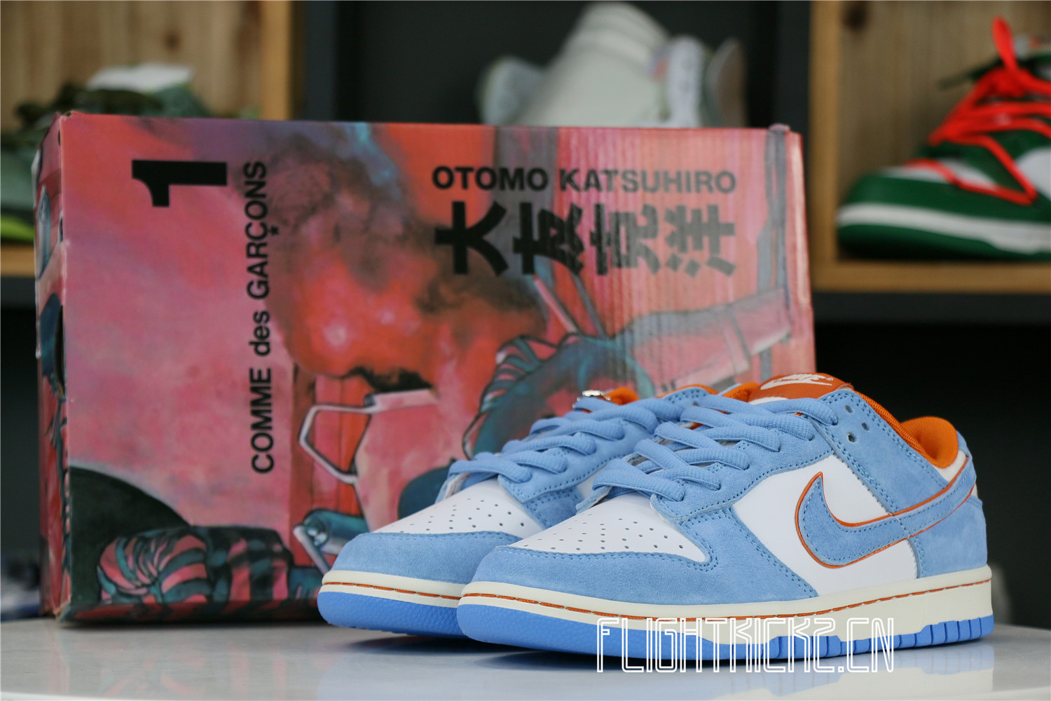 Otomo Katsuhiro x Nike SB Dunk Low Steamboy OST University Blue Orange