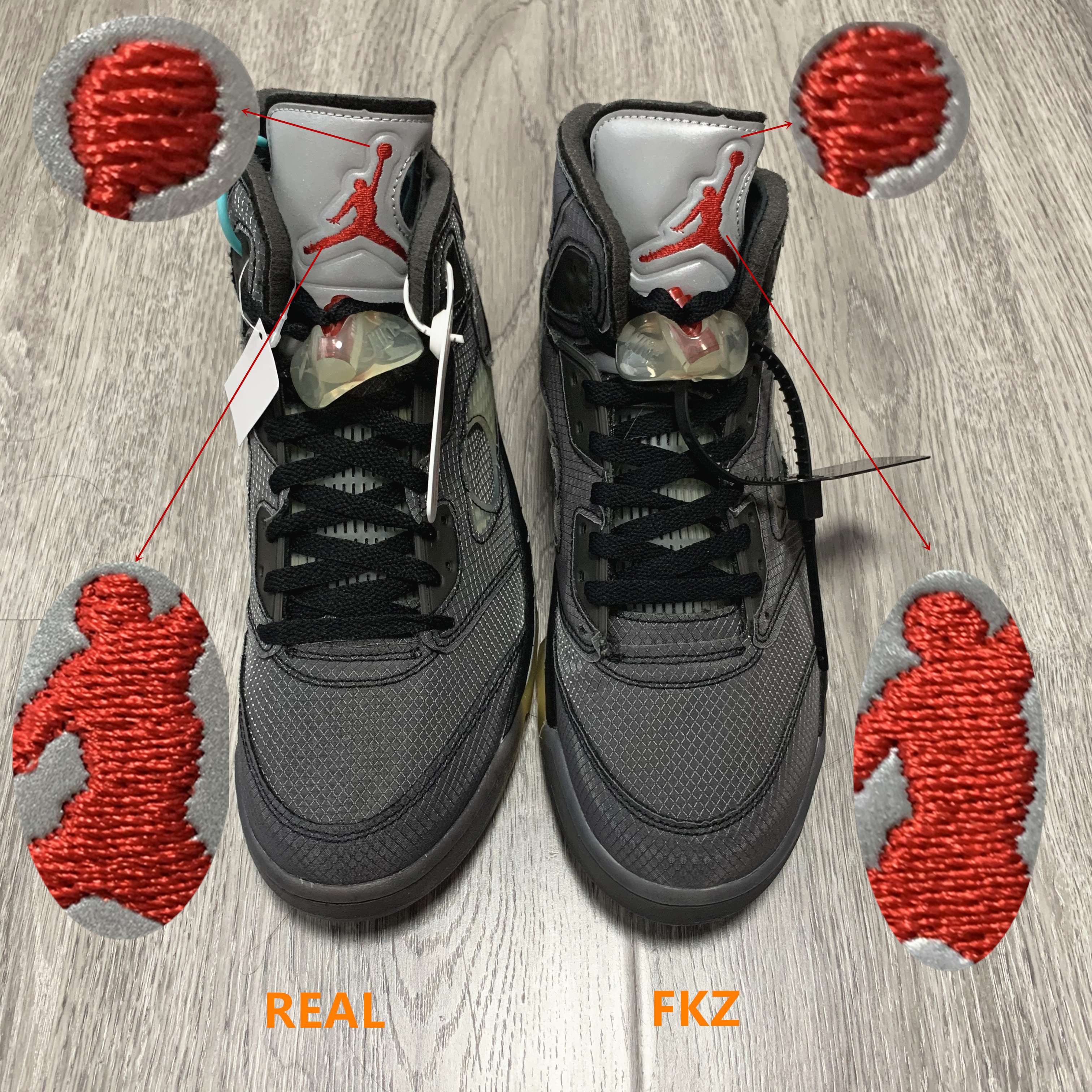 Off White x Air Jordan 5 Retro SP Muslin (LN5 A1 Batch)