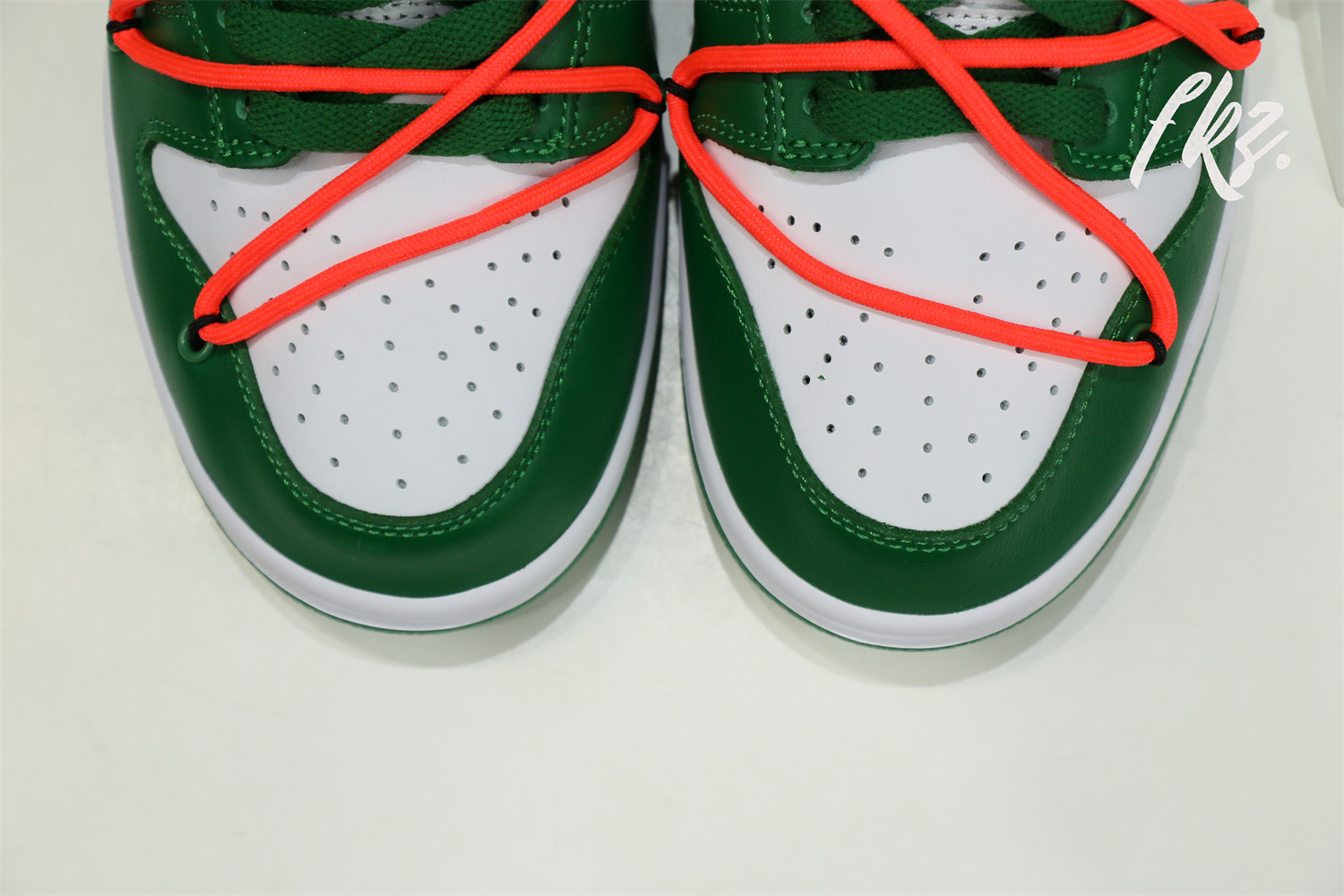 Off White X Nike SB Dunk Pine Green 2019(LN5 A1 Batch)