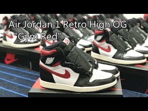 Air Jordan 1 Retro High OG Gym Red 2019