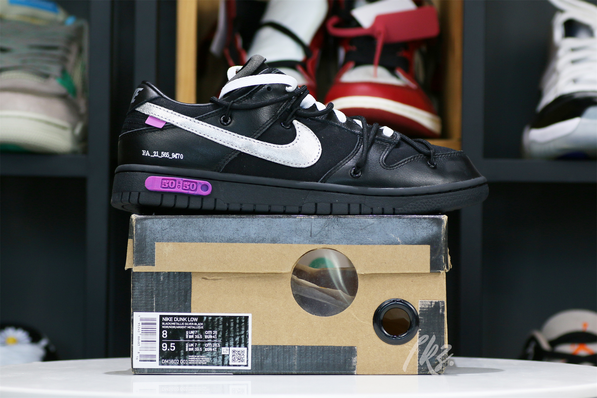 Nike Dunk Low Off-White Lot 50(LN5 A1 Batch)