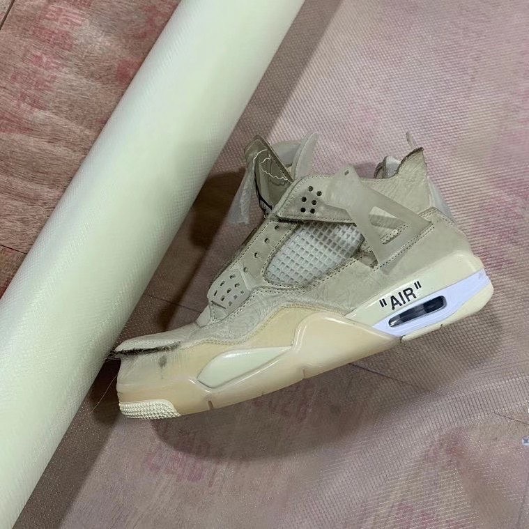 Off White x Air Jordan 4 Sail 2020 (LN5 A1 Batch)
