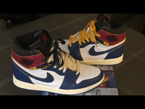 Jordan 1 Retro High Union Los Angeles Blue Toe