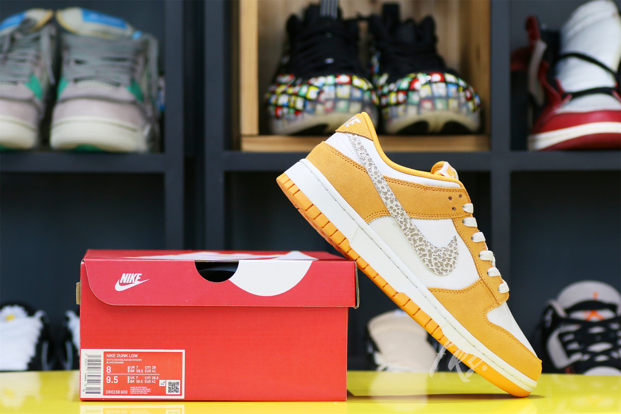 Nike Dunk Low AS Safari Swoosh “Kumquat”