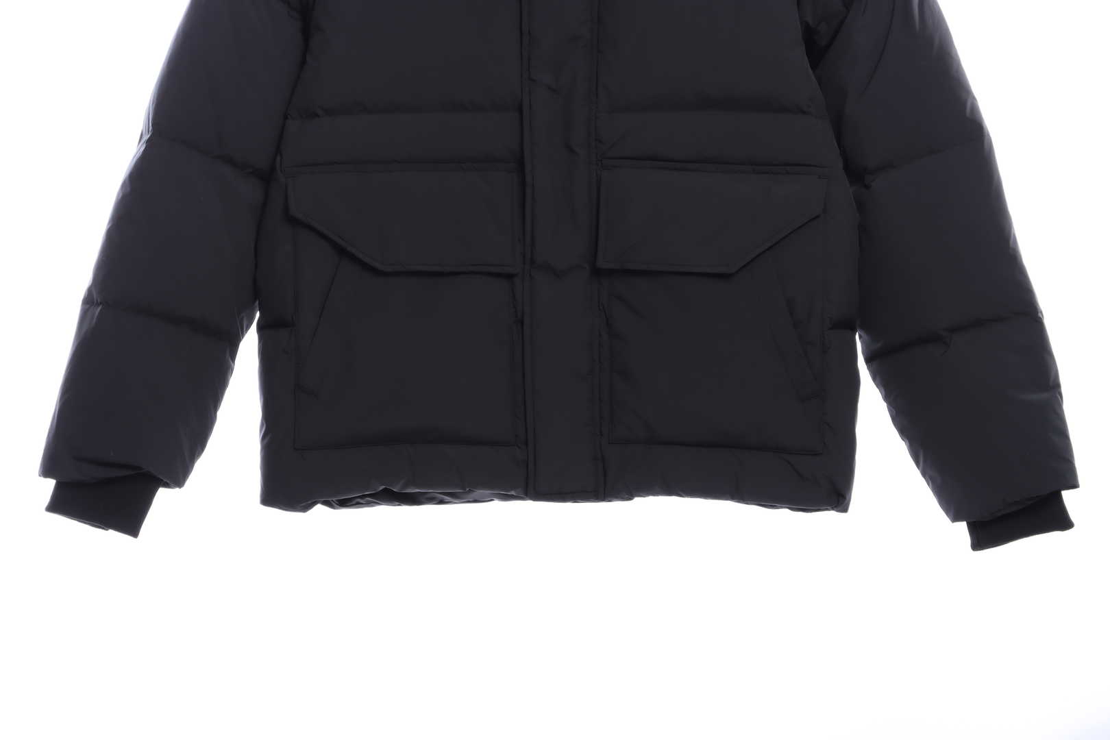 NEW BALANCE solid color large pocket down jacket