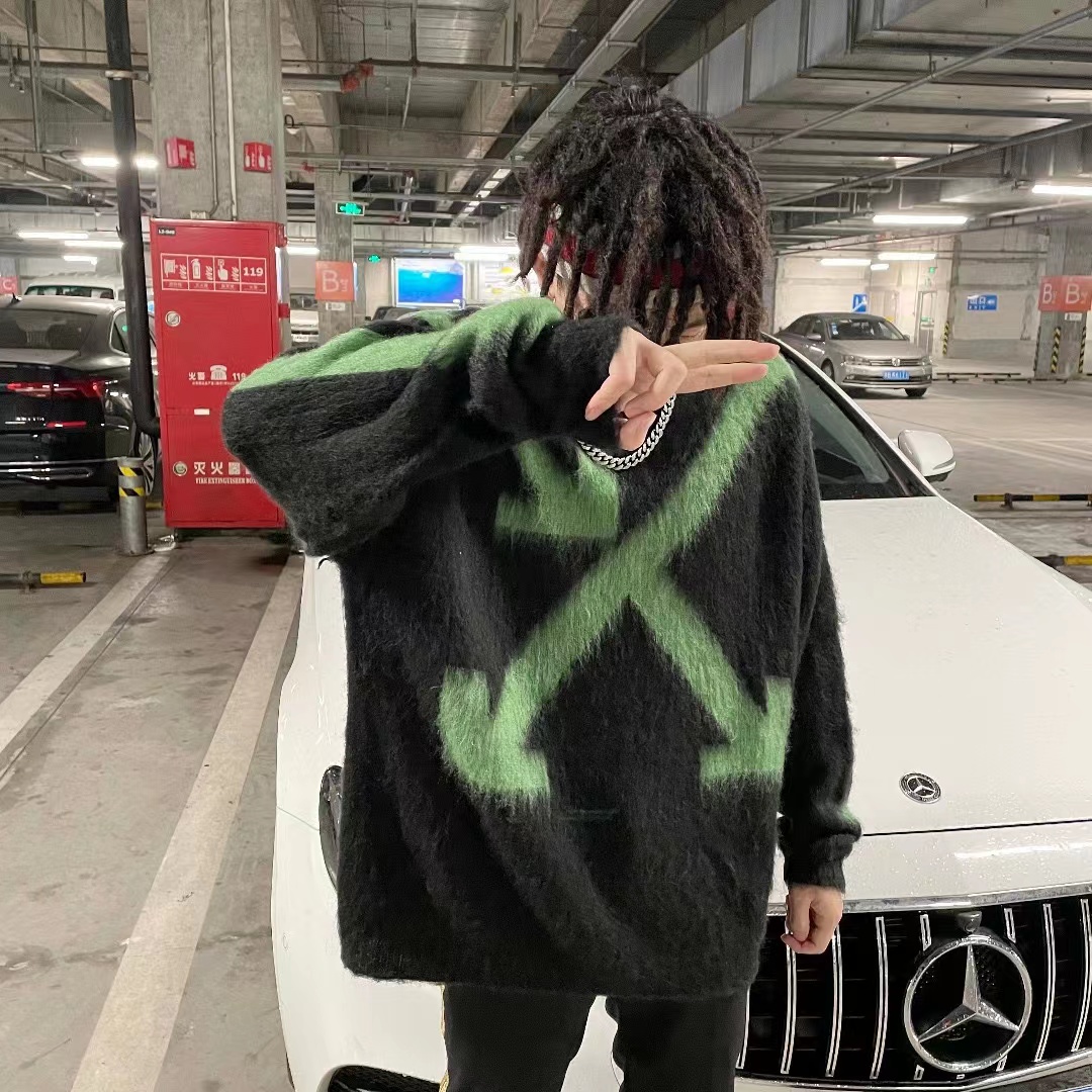 OFF WHITE Mohair Sweater