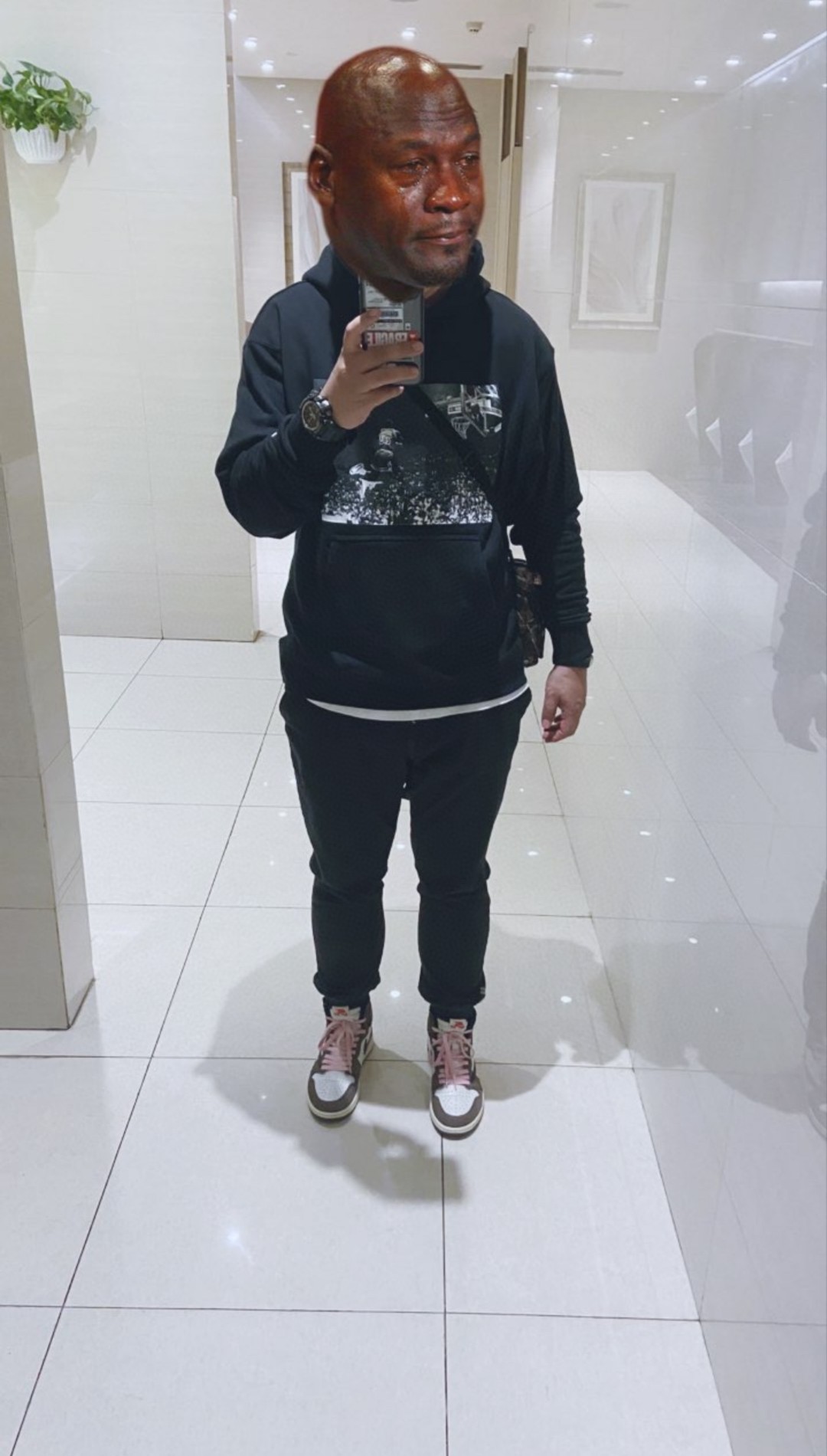 Air Jordan UNION co-branded trapeze hoodie