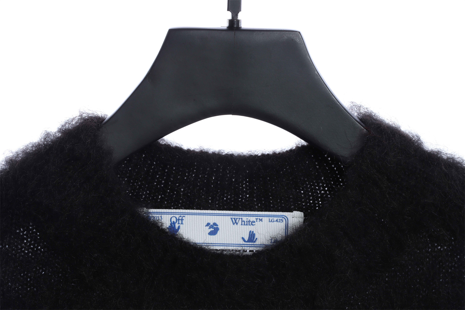OFF WHITE Mohair Sweater Arrow Gradient