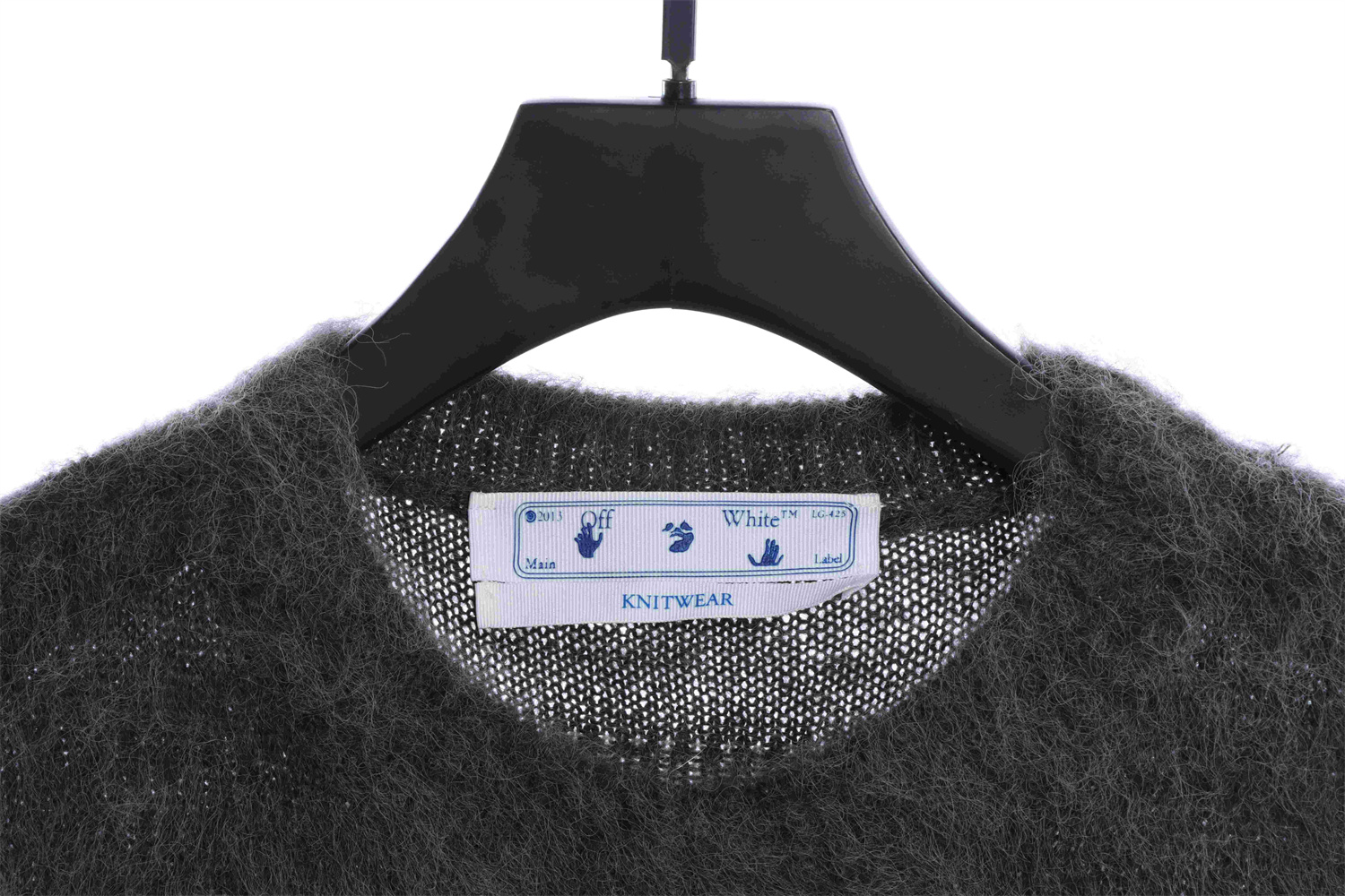 OFF WHITE Mohair Sweater Gradient 3
