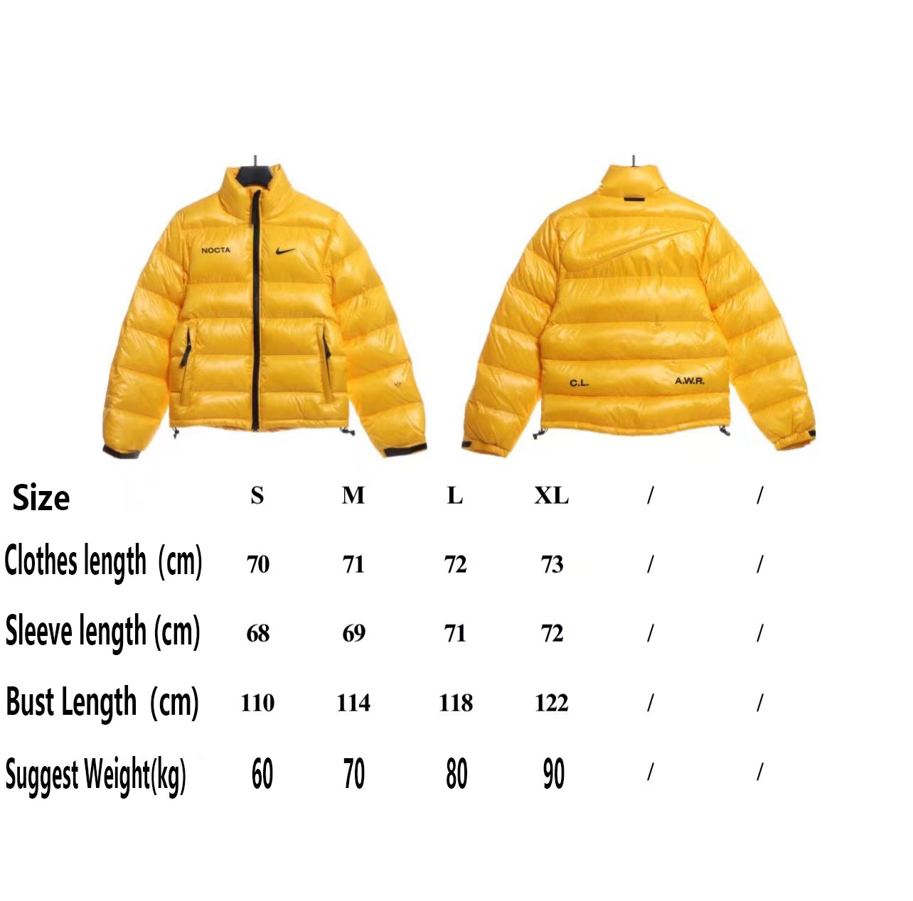 NK π± ππ«ππ€π ππ¨πππ Collection co-branded stand-up collar down jacket