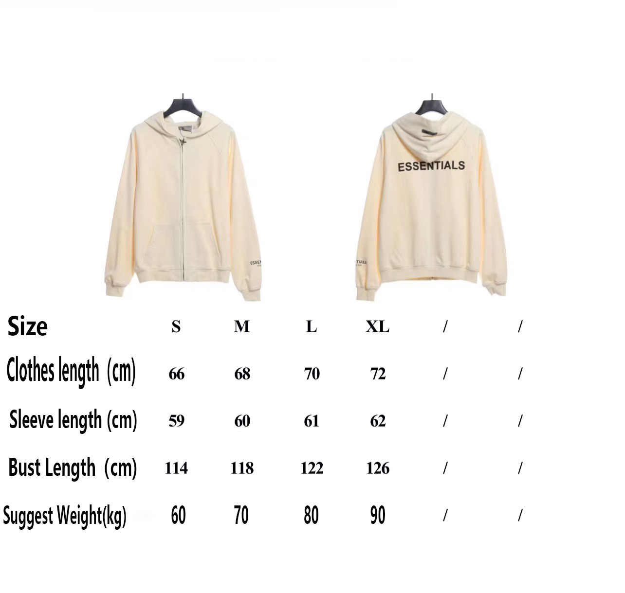 Double Line Back Silicone Lettering Zip Hoodie