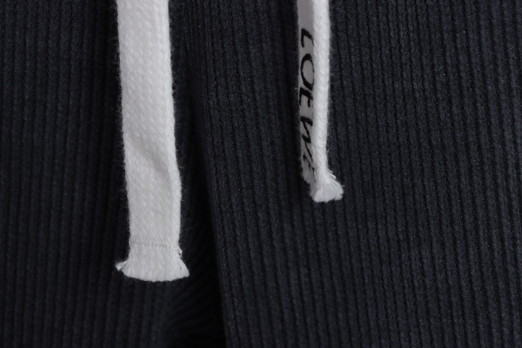 LOEVVE 22FW corduroy side logo letter embroidered sweatpants