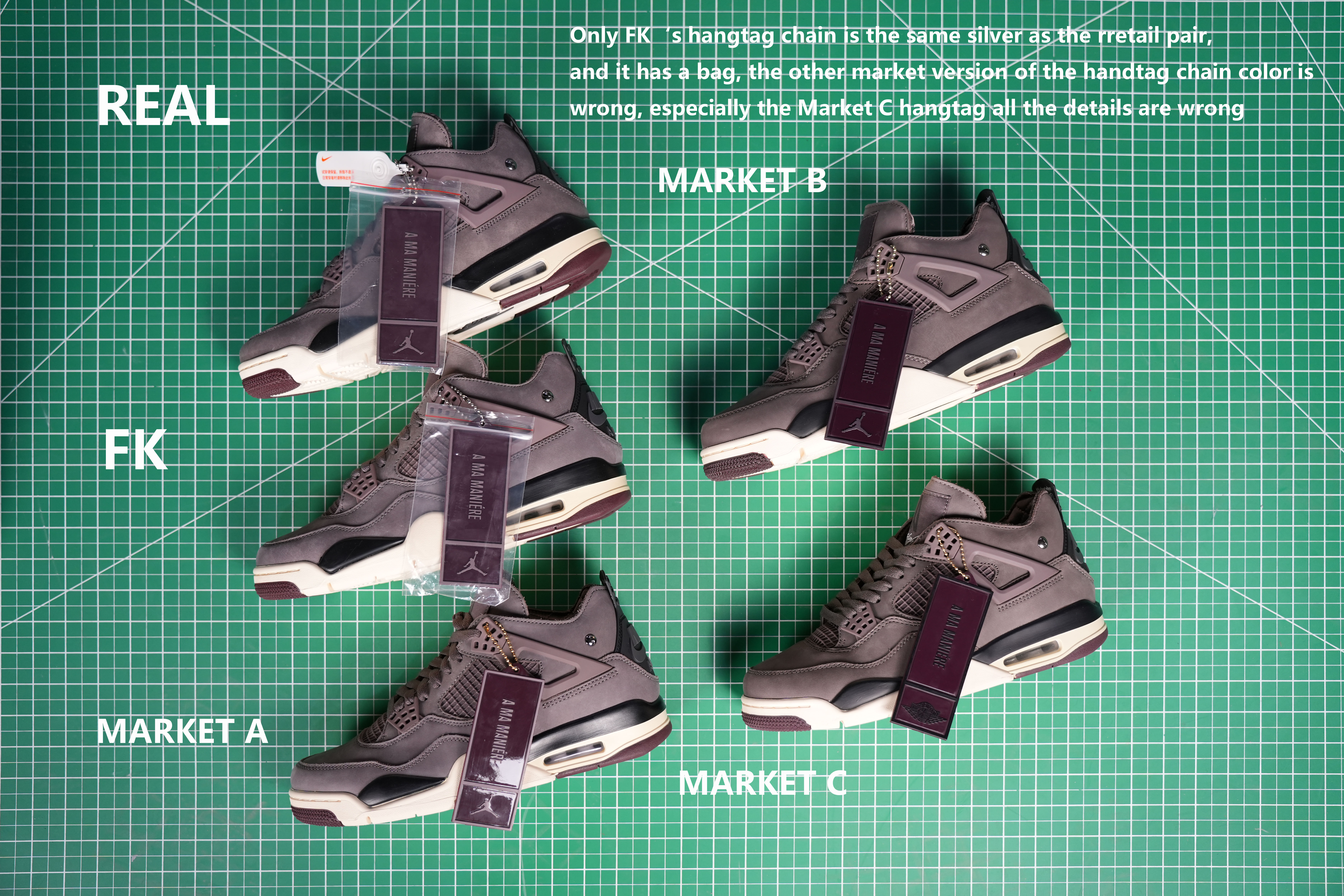 A Ma Maniére x Air Jordan 4 Retro ‘Violet Ore’ 2022 (LN5 A1 Batch)