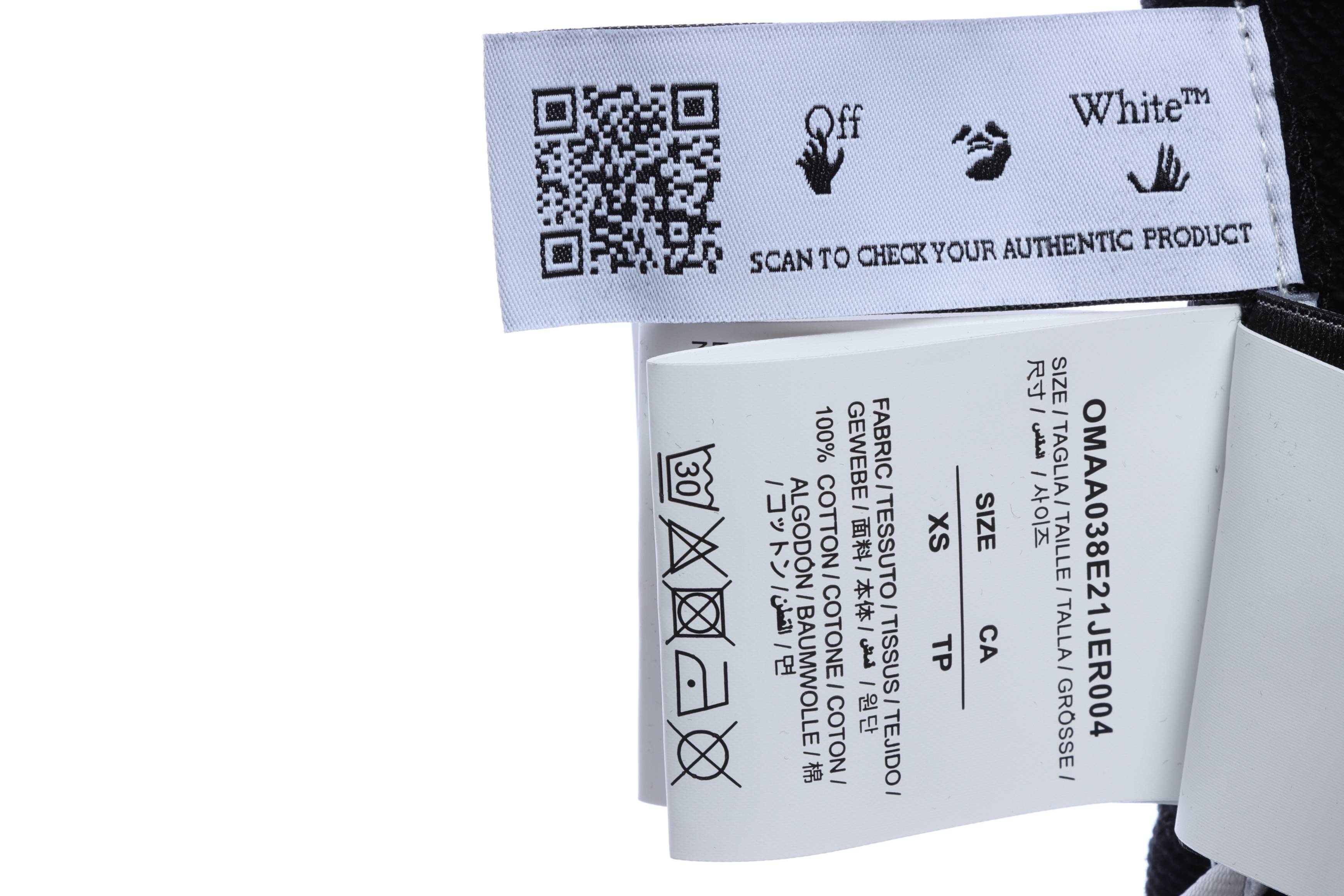 OFFWHITE (OW) environmental limited logo red arrow hoodie