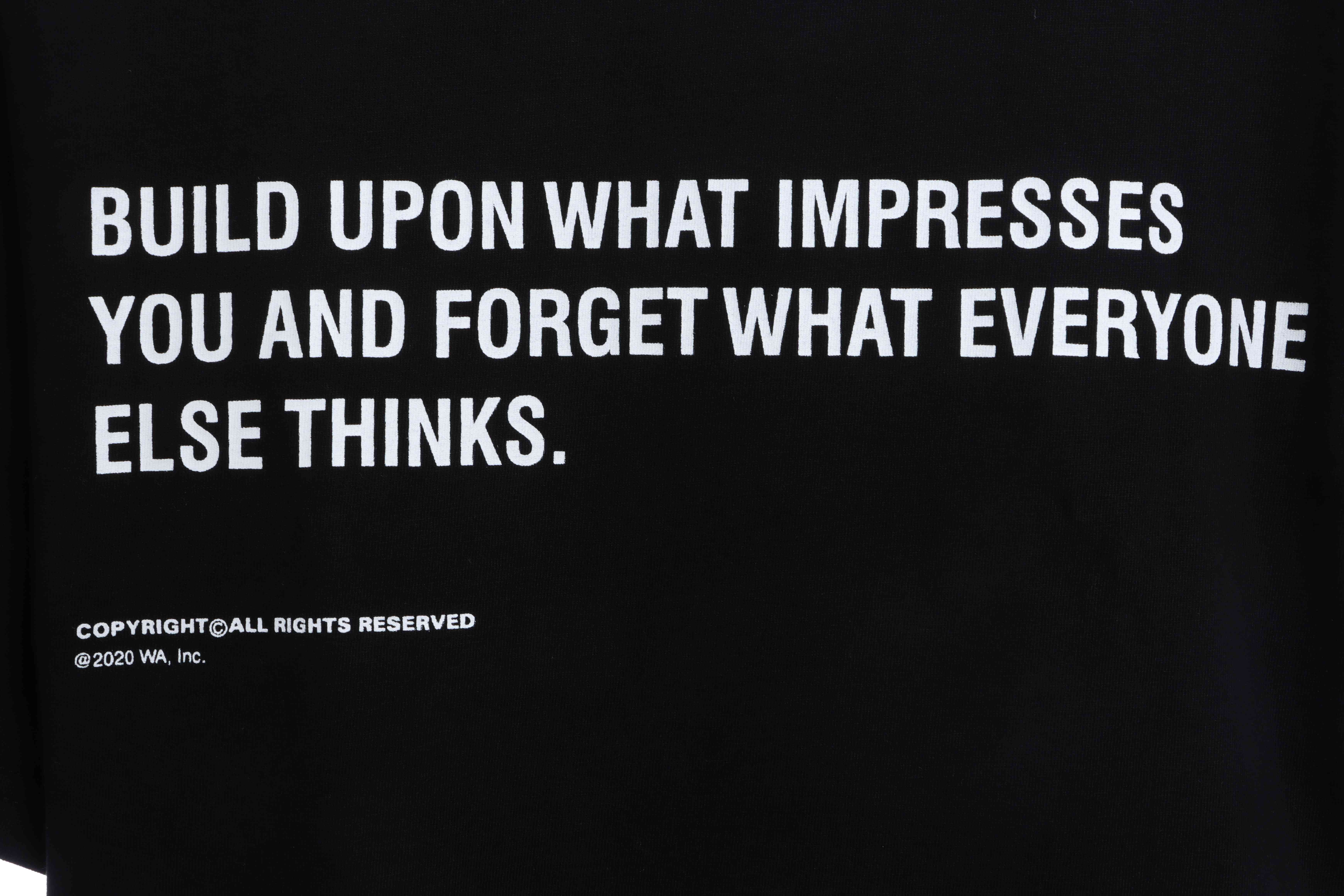 FAR.ARCHIVE Double Row Slogan Letter Short Sleeve T-Shirt