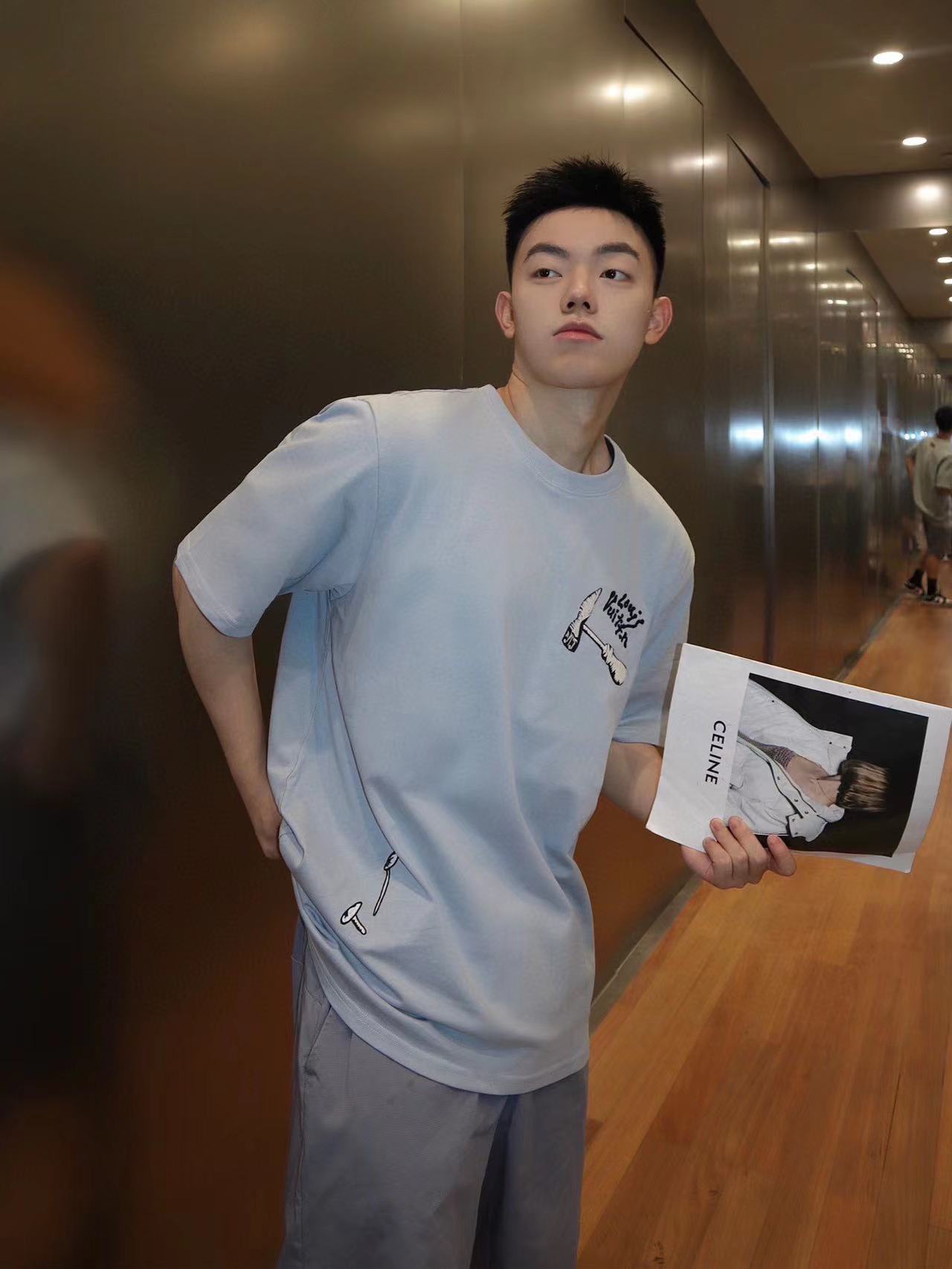 L5 23ss Tools Embroidered Short Sleeve T-Shirt