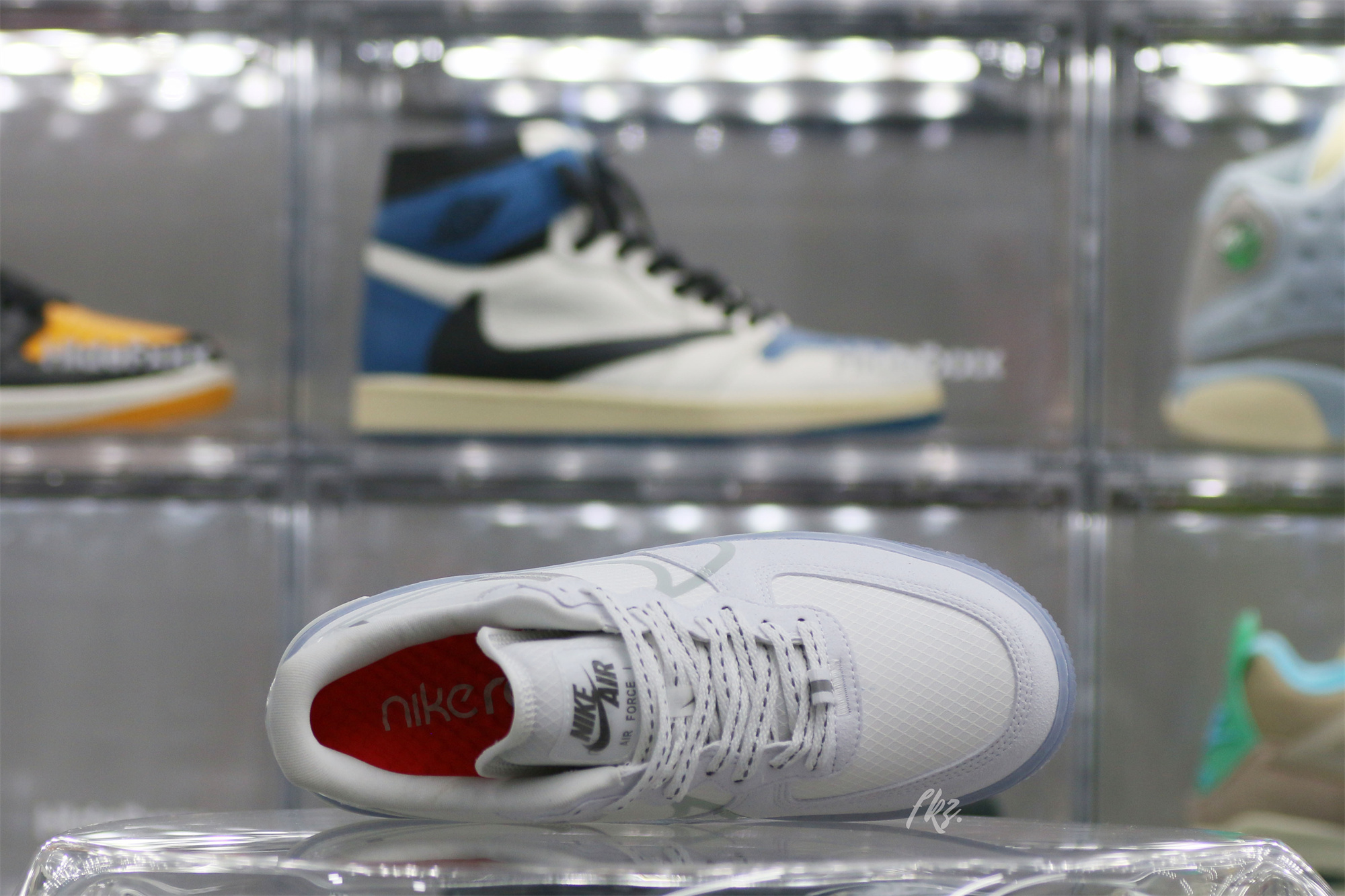 Nike Air Force 1 React White Light Bone