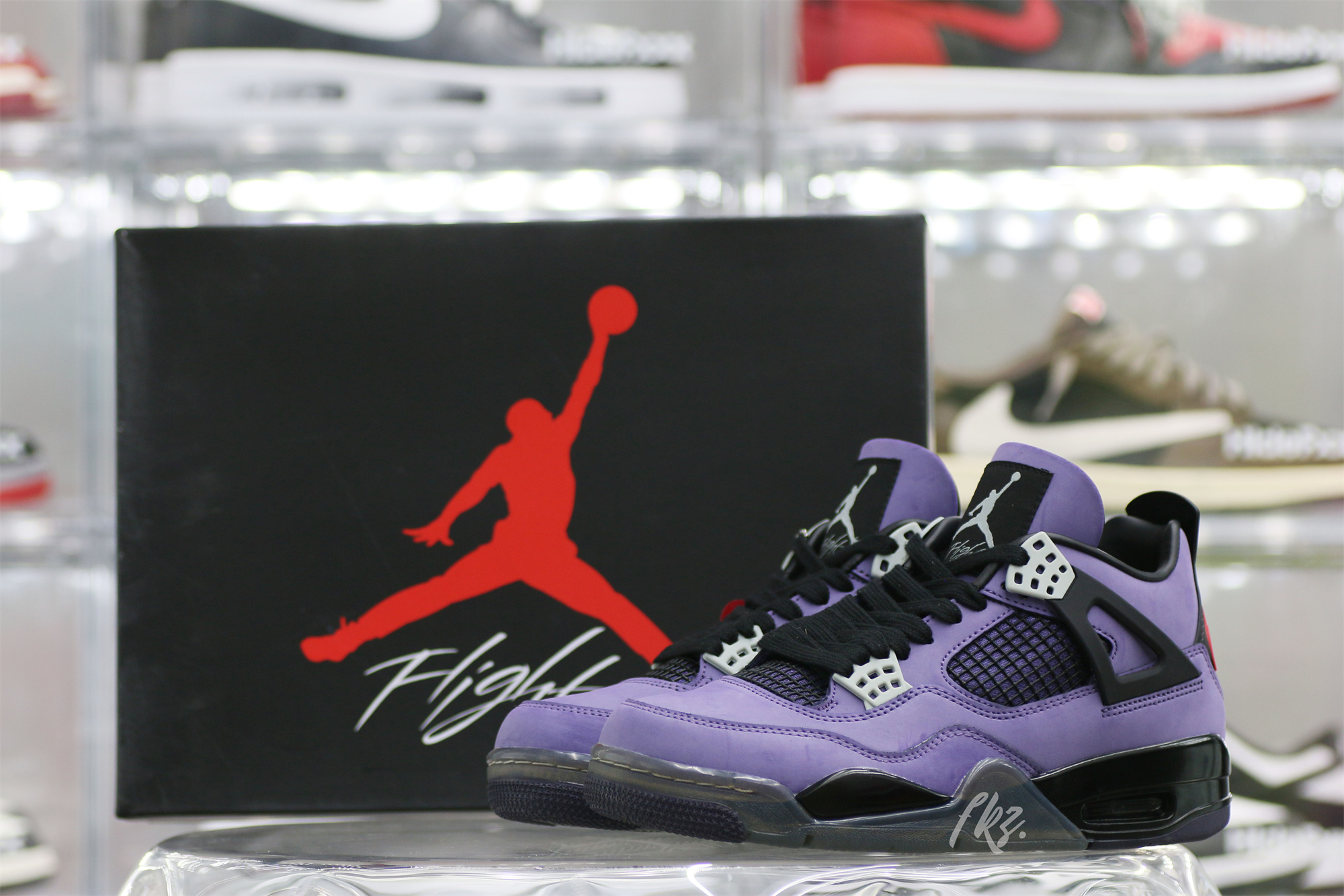 Jordan 4 Retro Travis Scott Purple (Friends And Family)