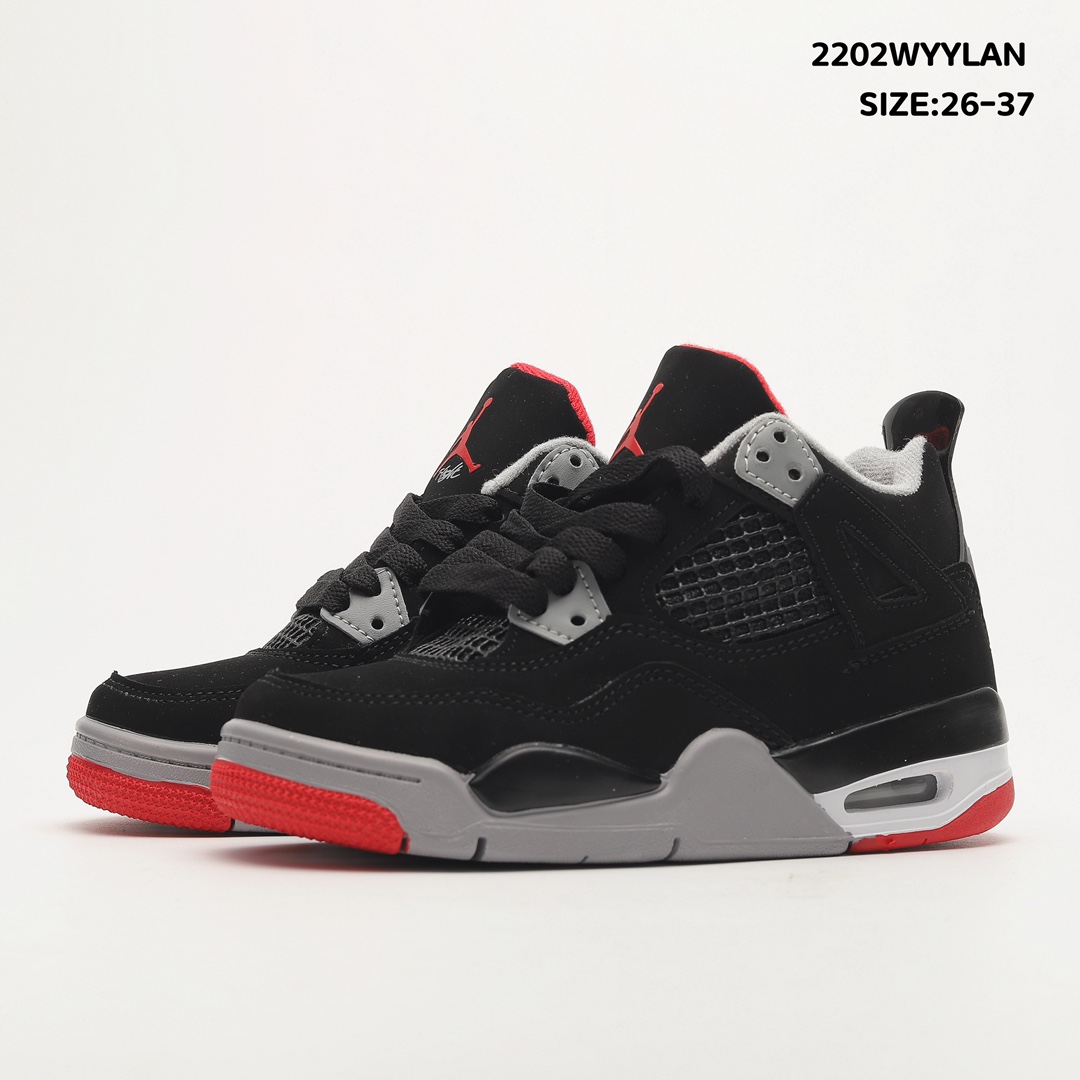 Air Jordan 4 Retro Bred 2019 Toddler