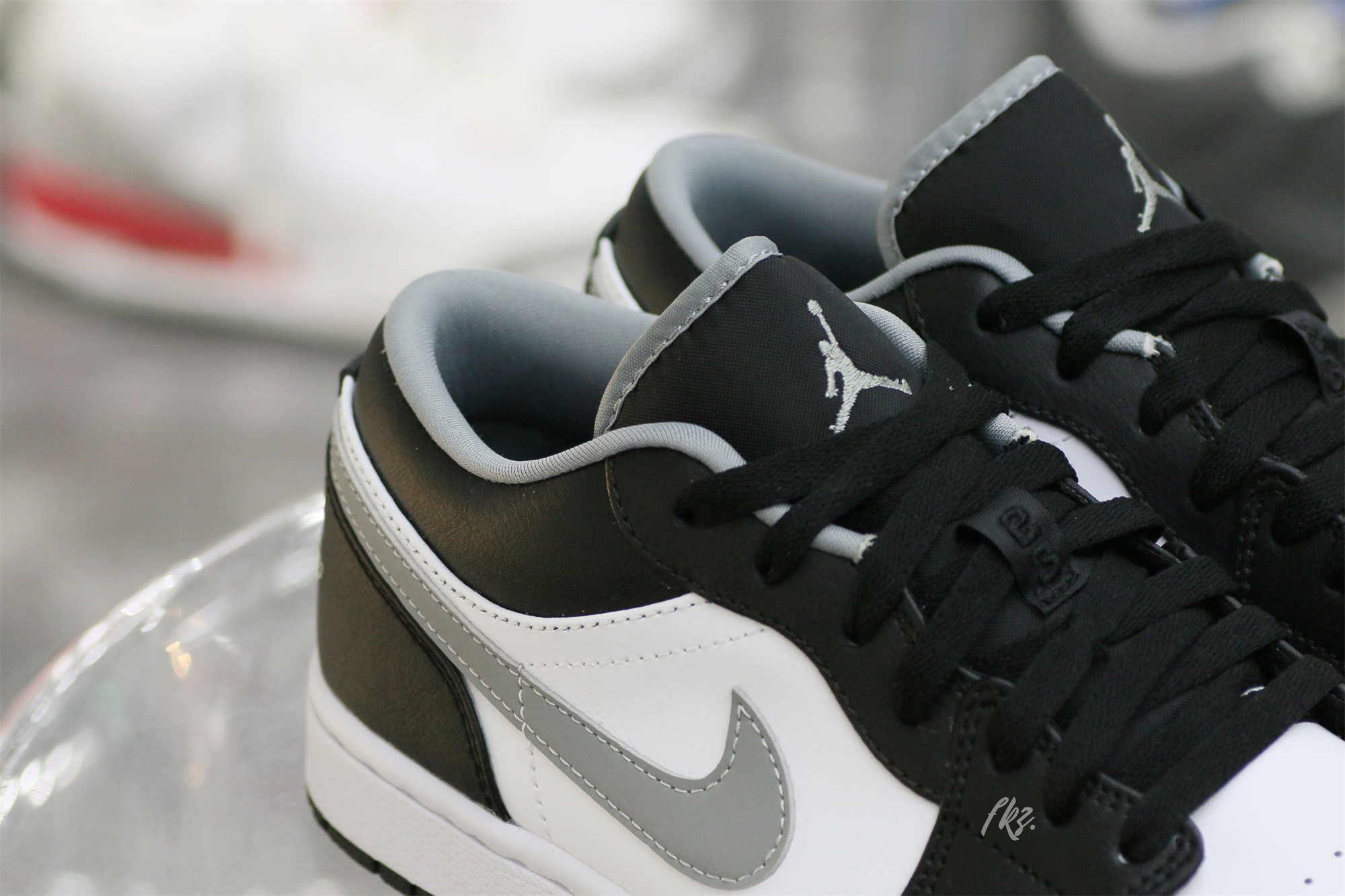 Air Jordan 1 Low Black White Grey