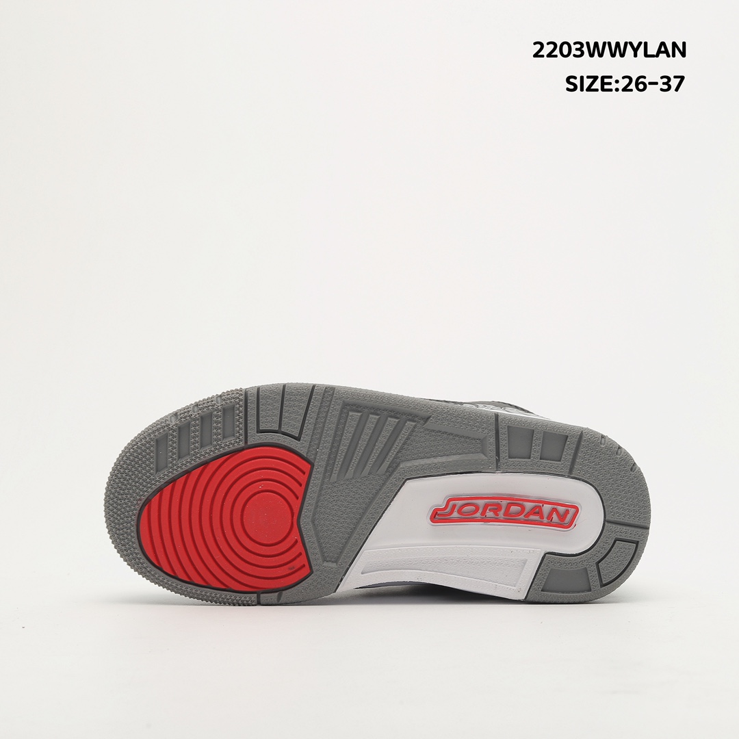 Air Jordan 3 Retro Black Cement 2011 Toddler