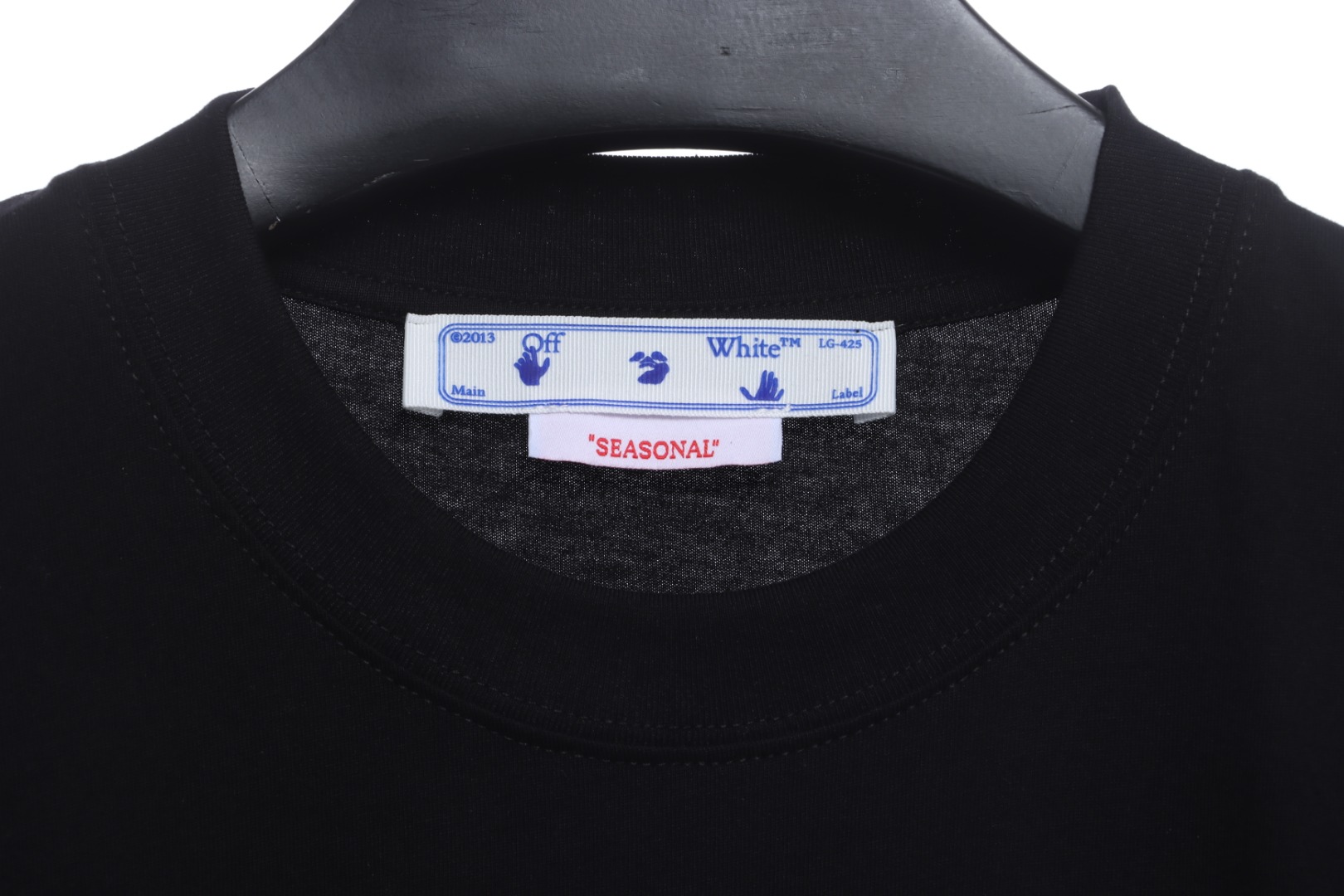 OW reverse letter slogan short sleeves