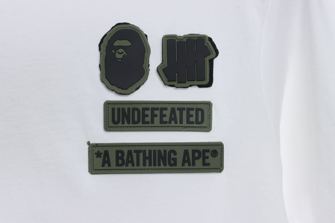 BAPE co-signed UDF Velcro short sleeves