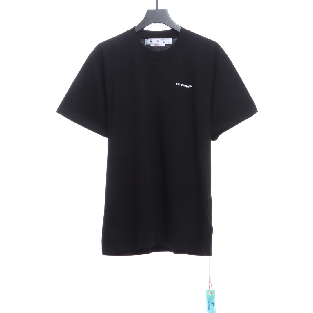 OW graffiti brush zebra crossing short sleeve