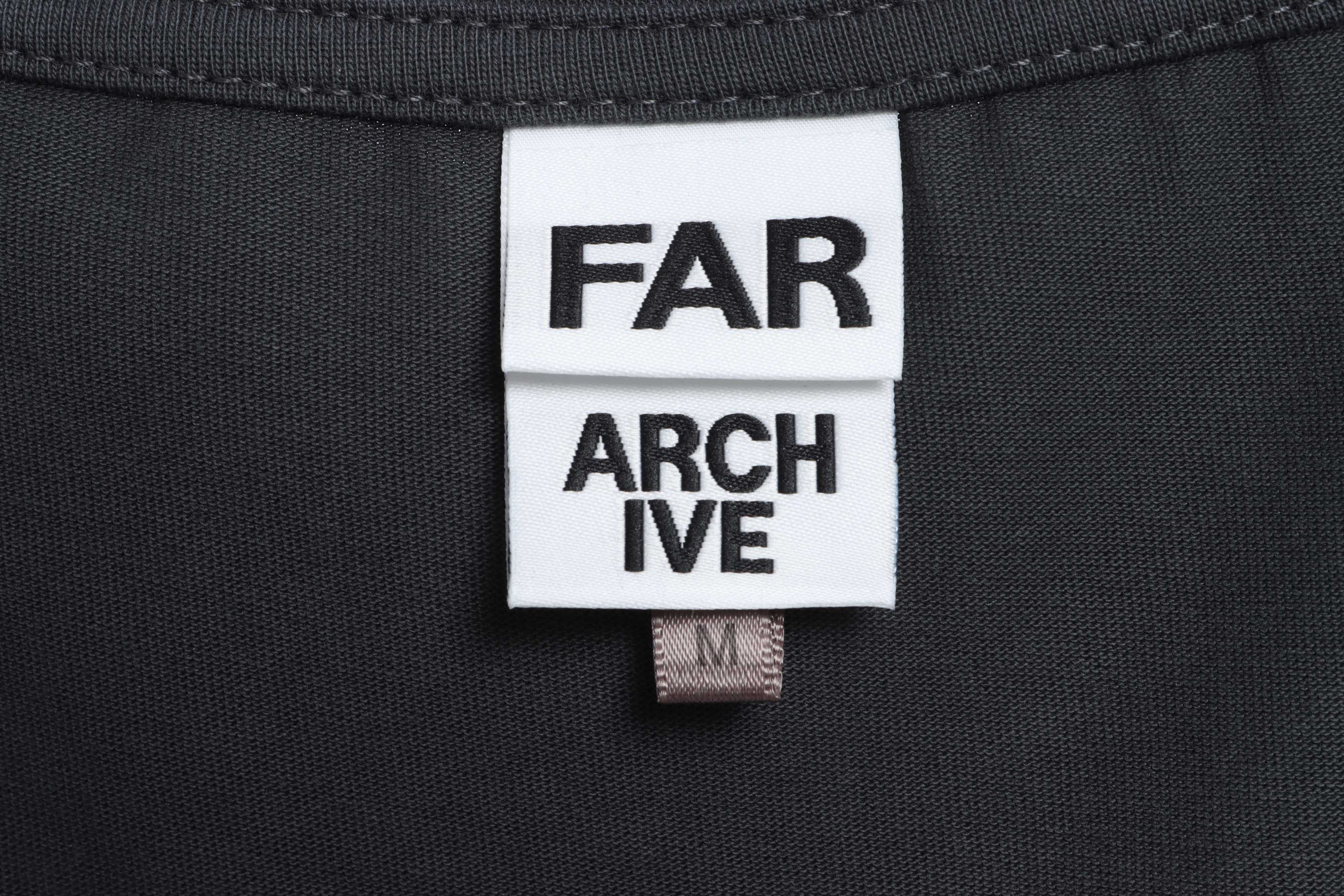 FAR.ARCHIVE Green Letter Print Short Sleeve T-Shirt