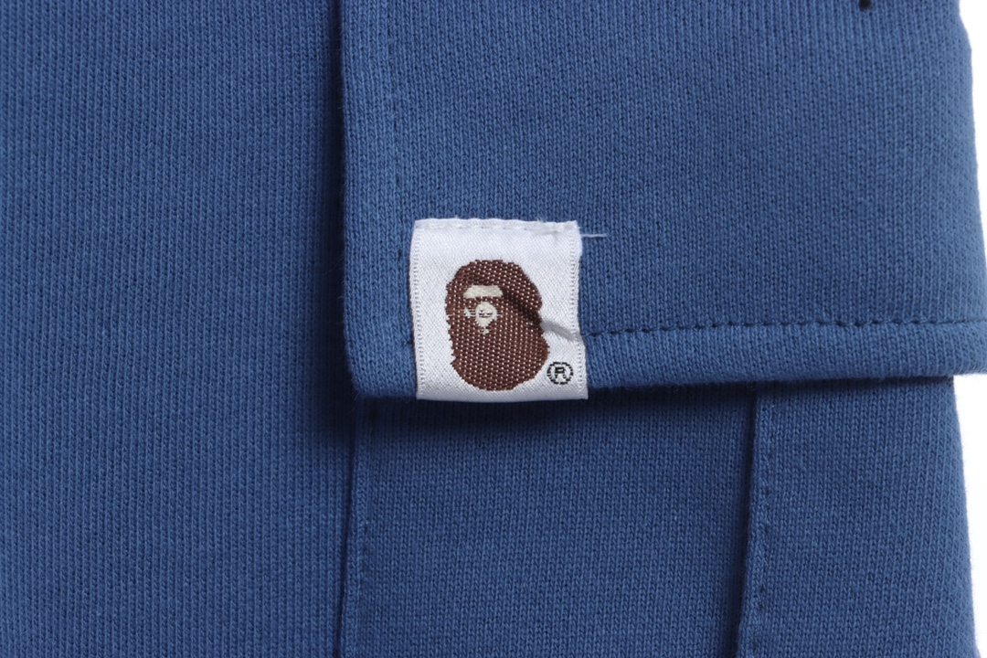 BAPE ape-man printed shorts