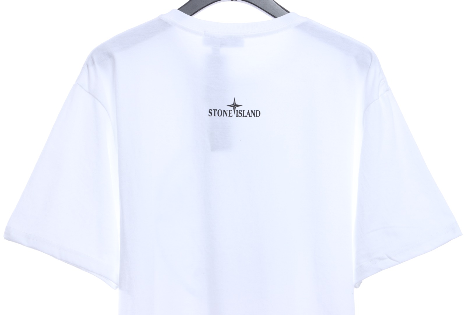 Stone Island Grid Compass Print Short Sleeve