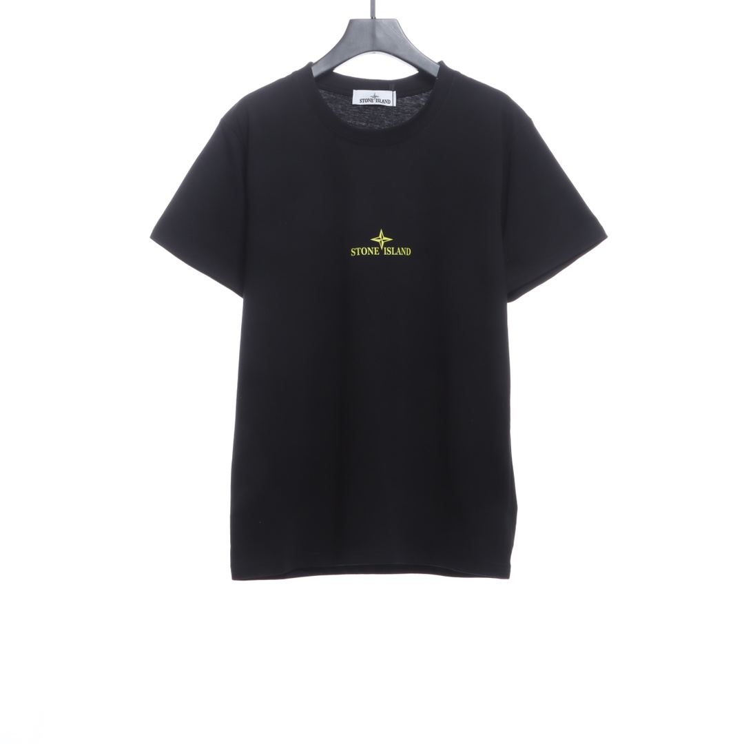 Stone Island Back Large Compass Logo Print Short Sleeves