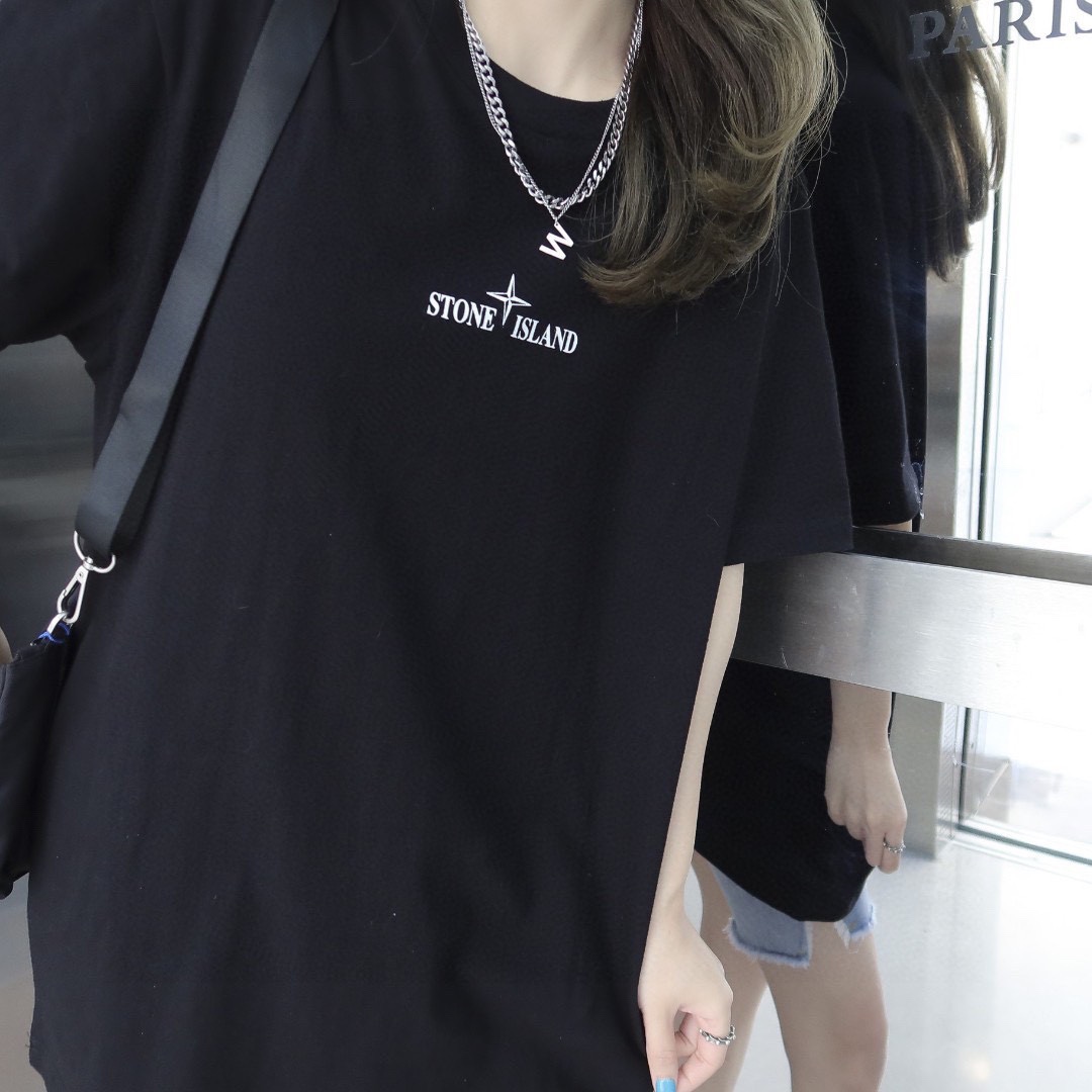 Stone Island Stone island ruins compass printing short sleeves