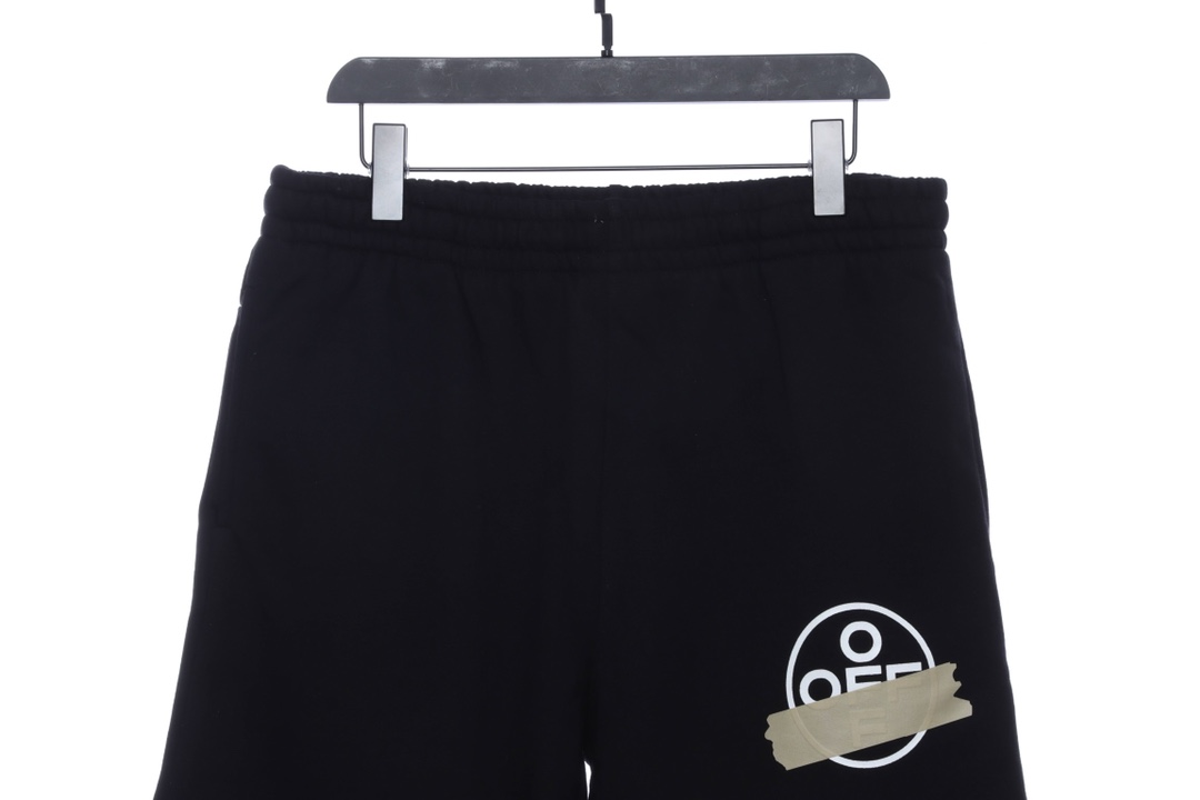 OW striped printed shorts